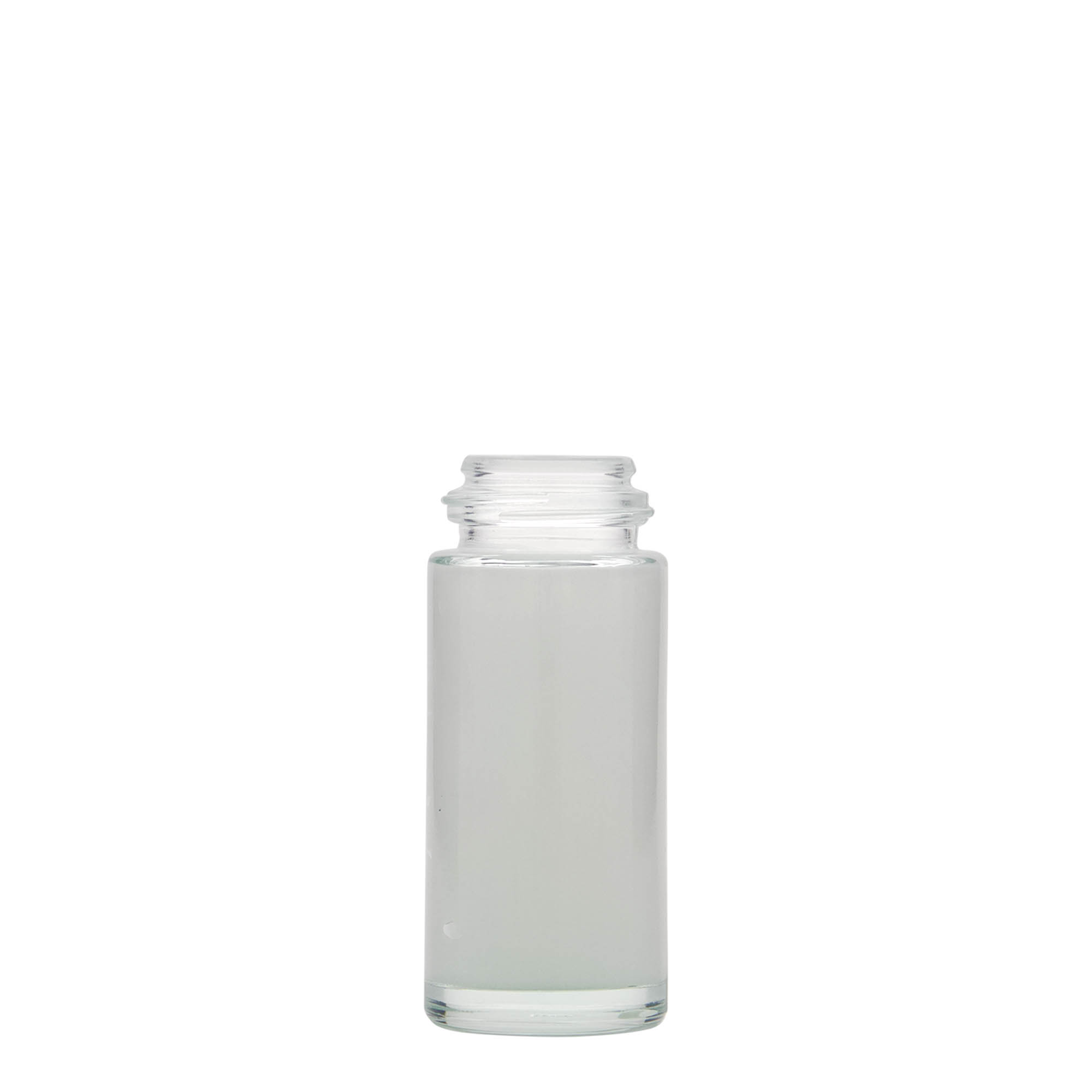 Sticlă roll-on de 50 ml, sticlă, gura: capac cu filet