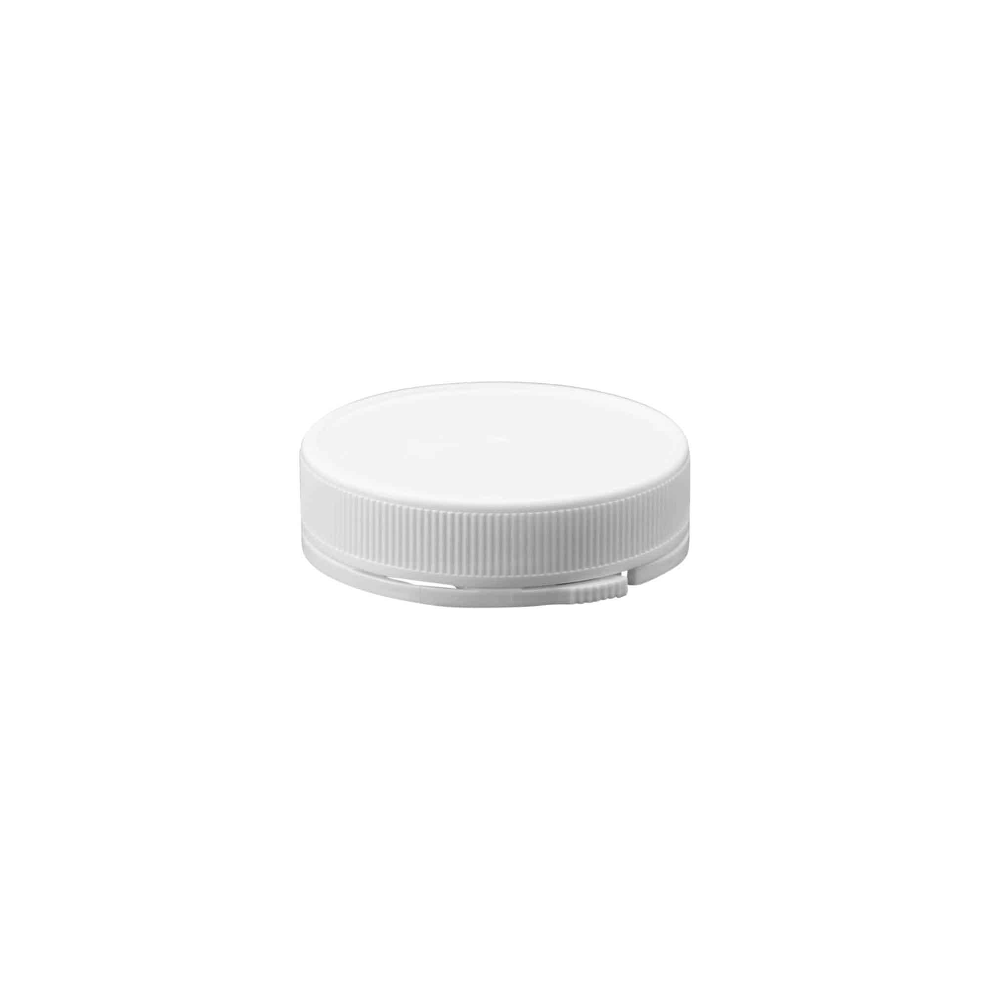 Capac cu filet „Securilock” 61,9 mm, plastic PP, alb