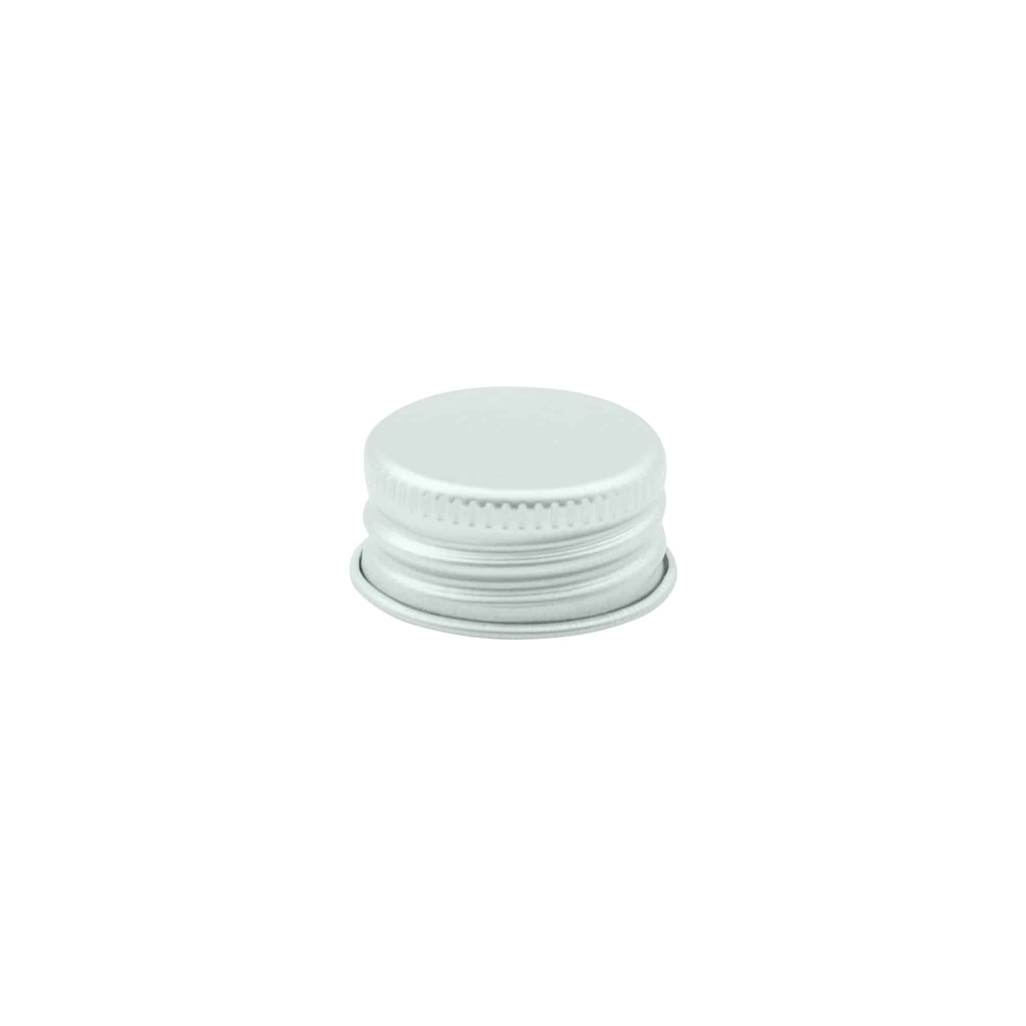 Capac cu filet, metalic, argintiu, pentru gura: 24/410