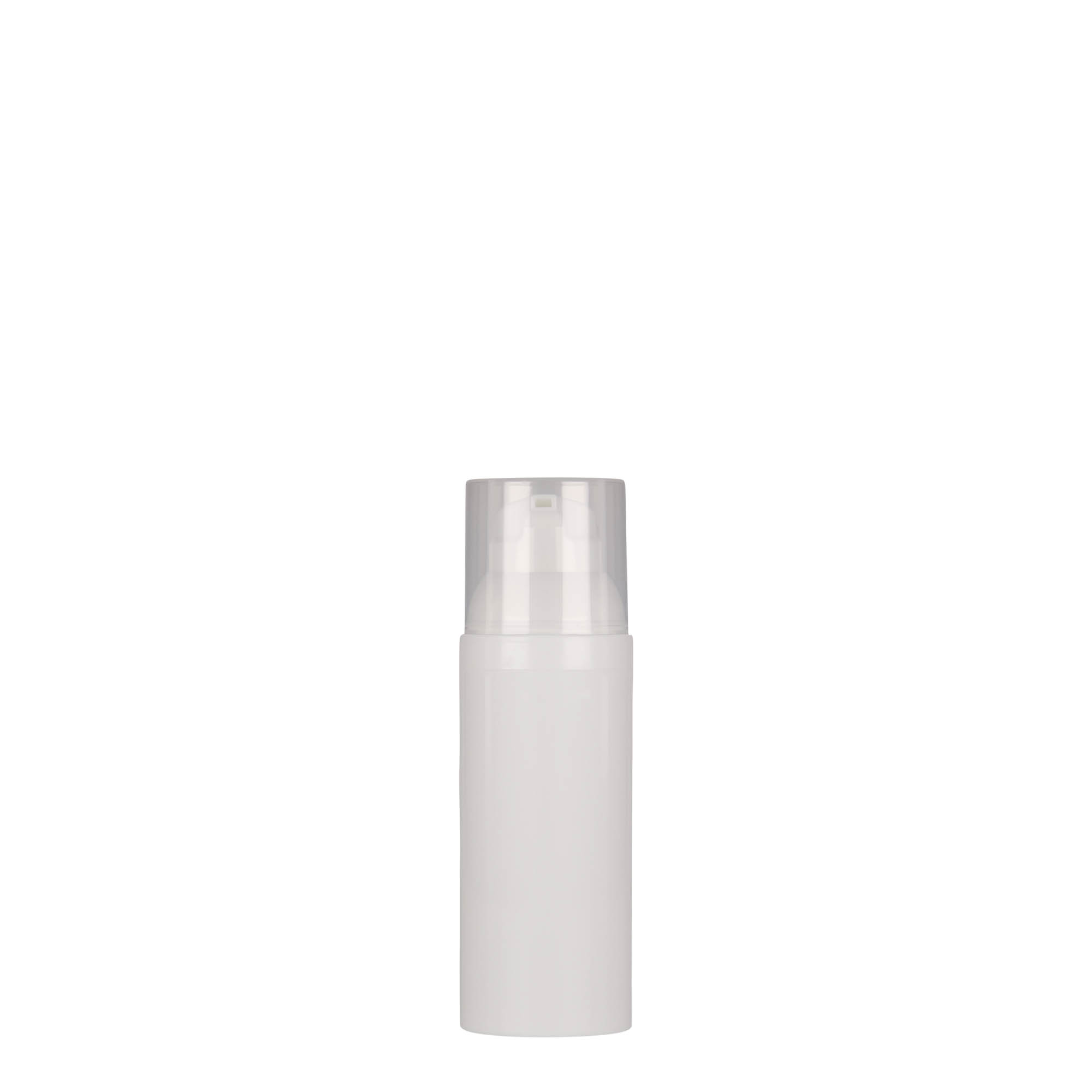 50 ml dozator airless „Mezzo”, plastic PP, alb 50 ml dozator airless „Mezzo”, plastic PP, alb