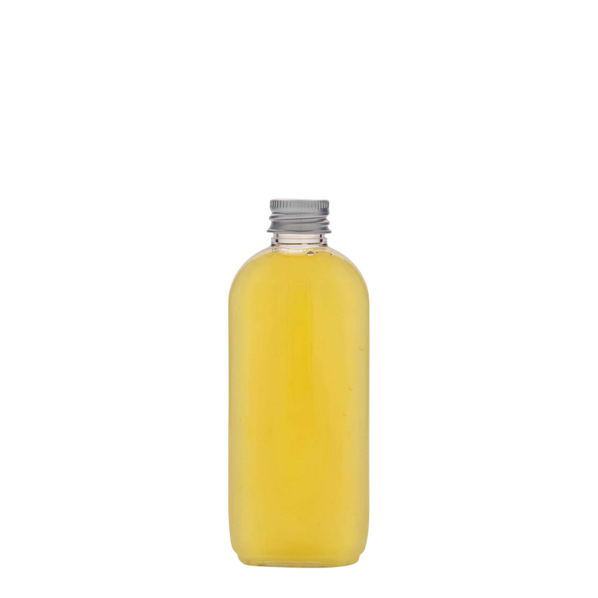 Sticlă PET de 100 ml „Iris”, ovală, din plastic, gât: 20/410