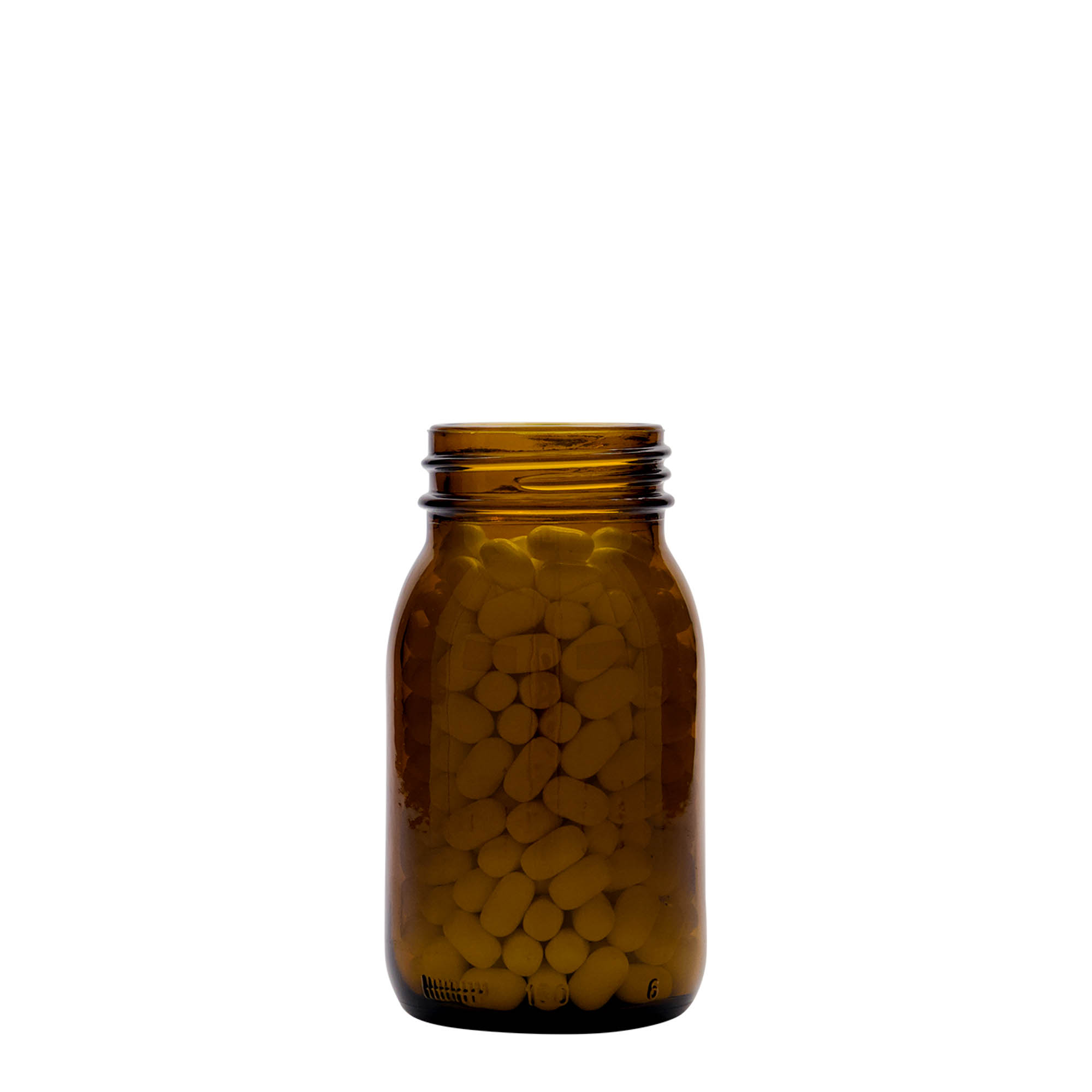 150 ml borcan cu gât larg, maro, gura: DIN 45 150 ml borcan cu gât larg, maro, gura: DIN 45