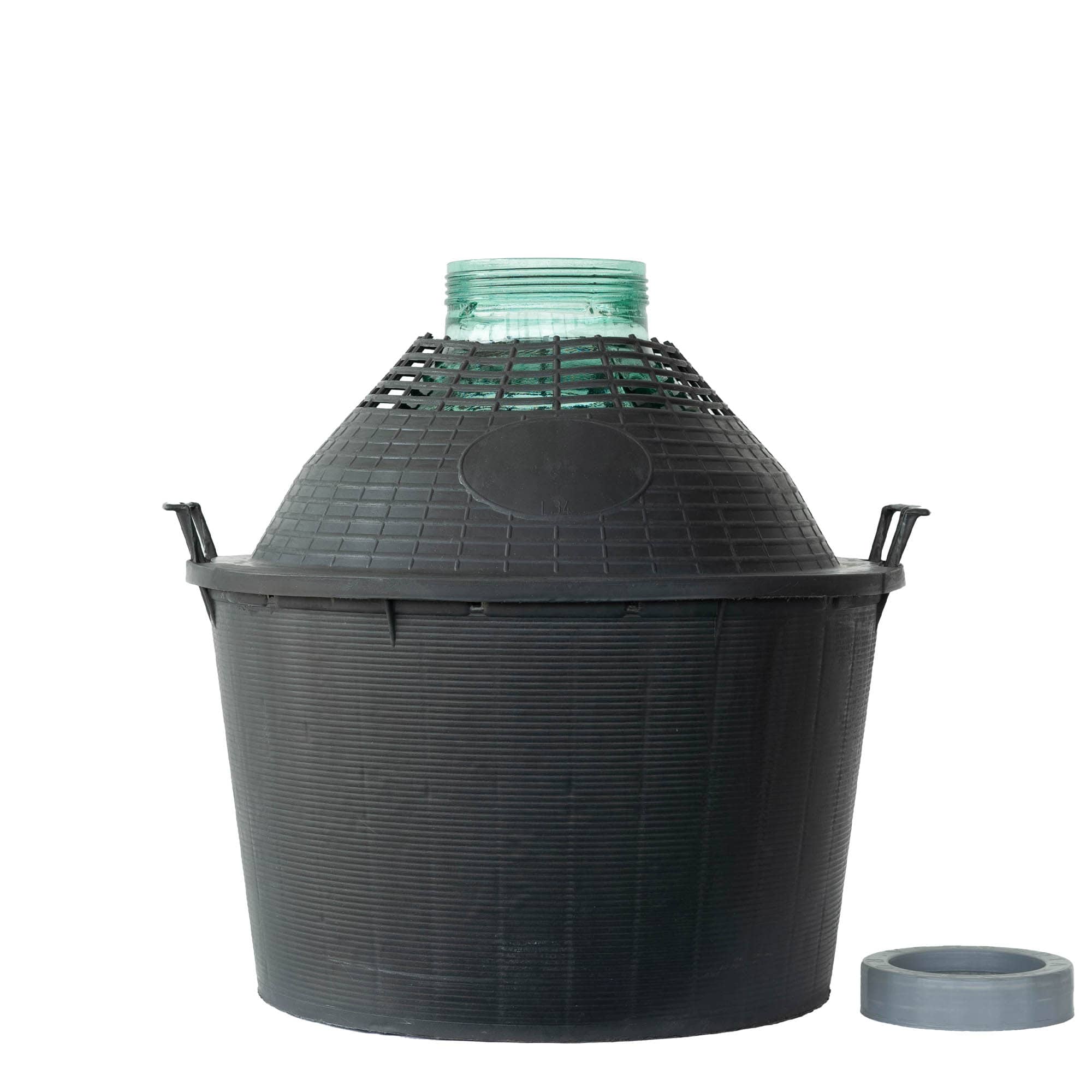 34 l balon cu gât larg, sticlă, deschidere: capac cu filet