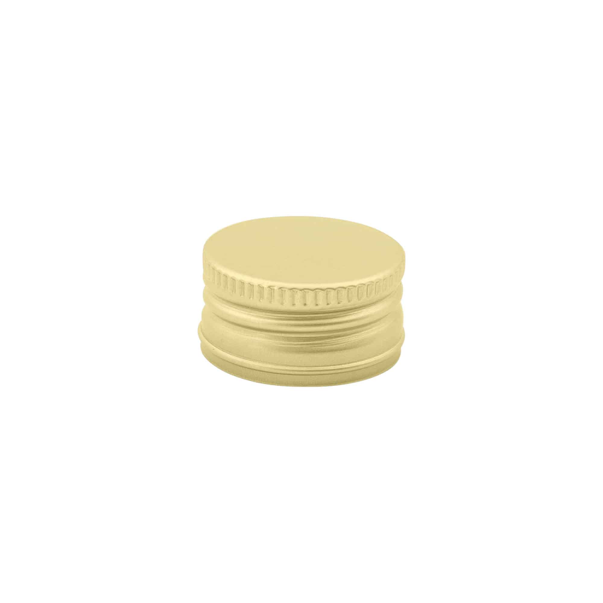 Capac cu filet, metal, auriu, pentru gura: PP 31,5