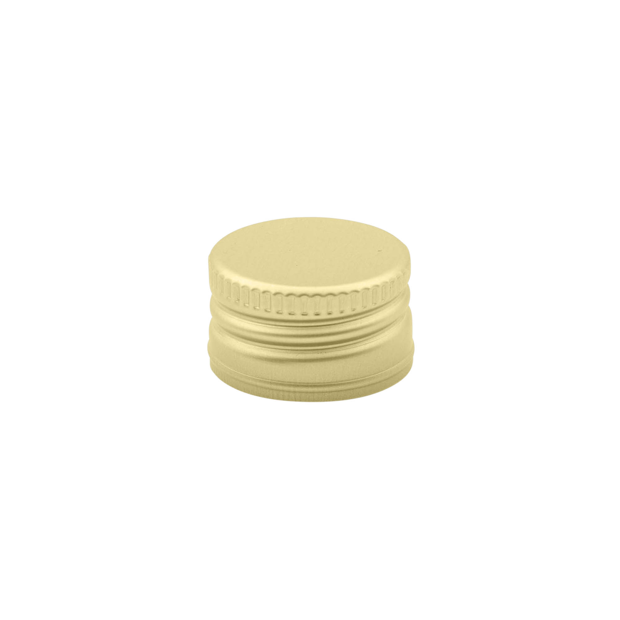 Capac cu filet, metal, auriu, pentru gura: PP 28