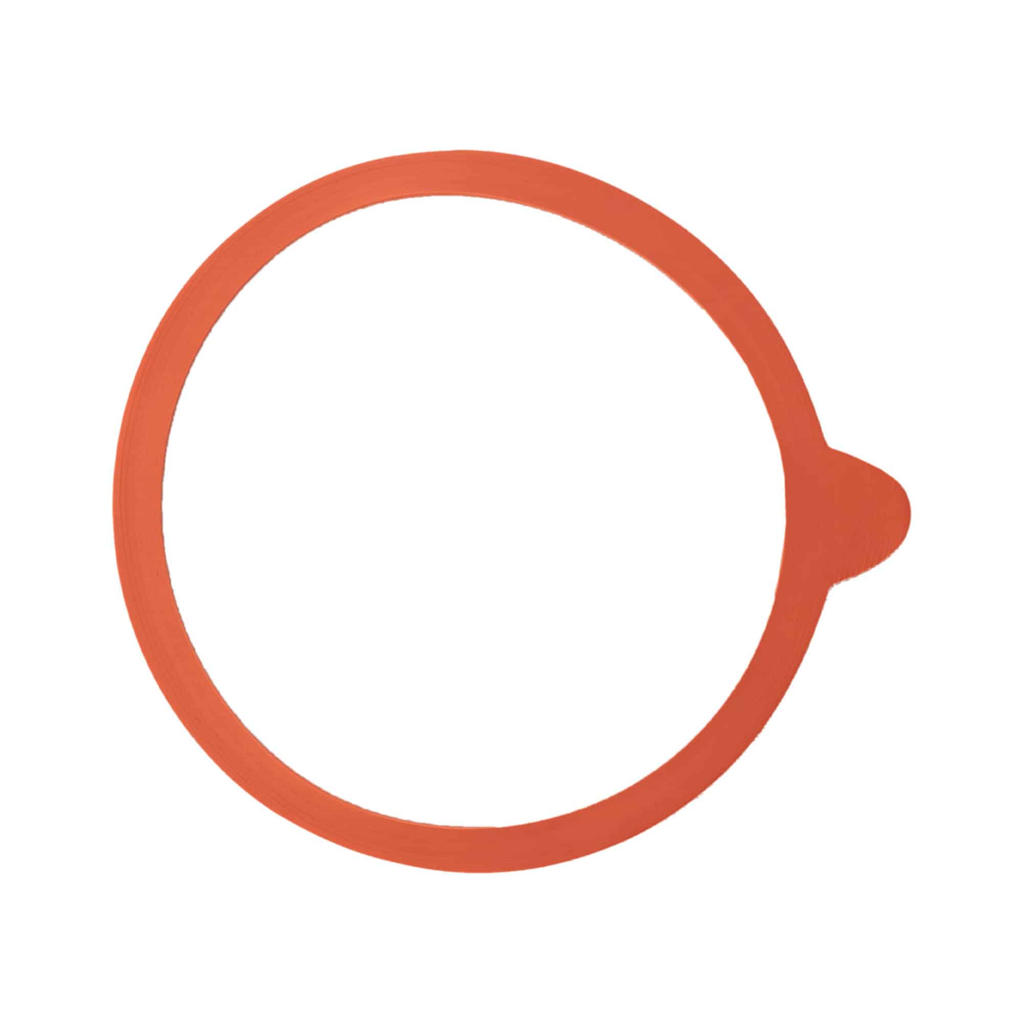 Inel de conservare WECK RR120, roșu, deschidere: margine rotundă