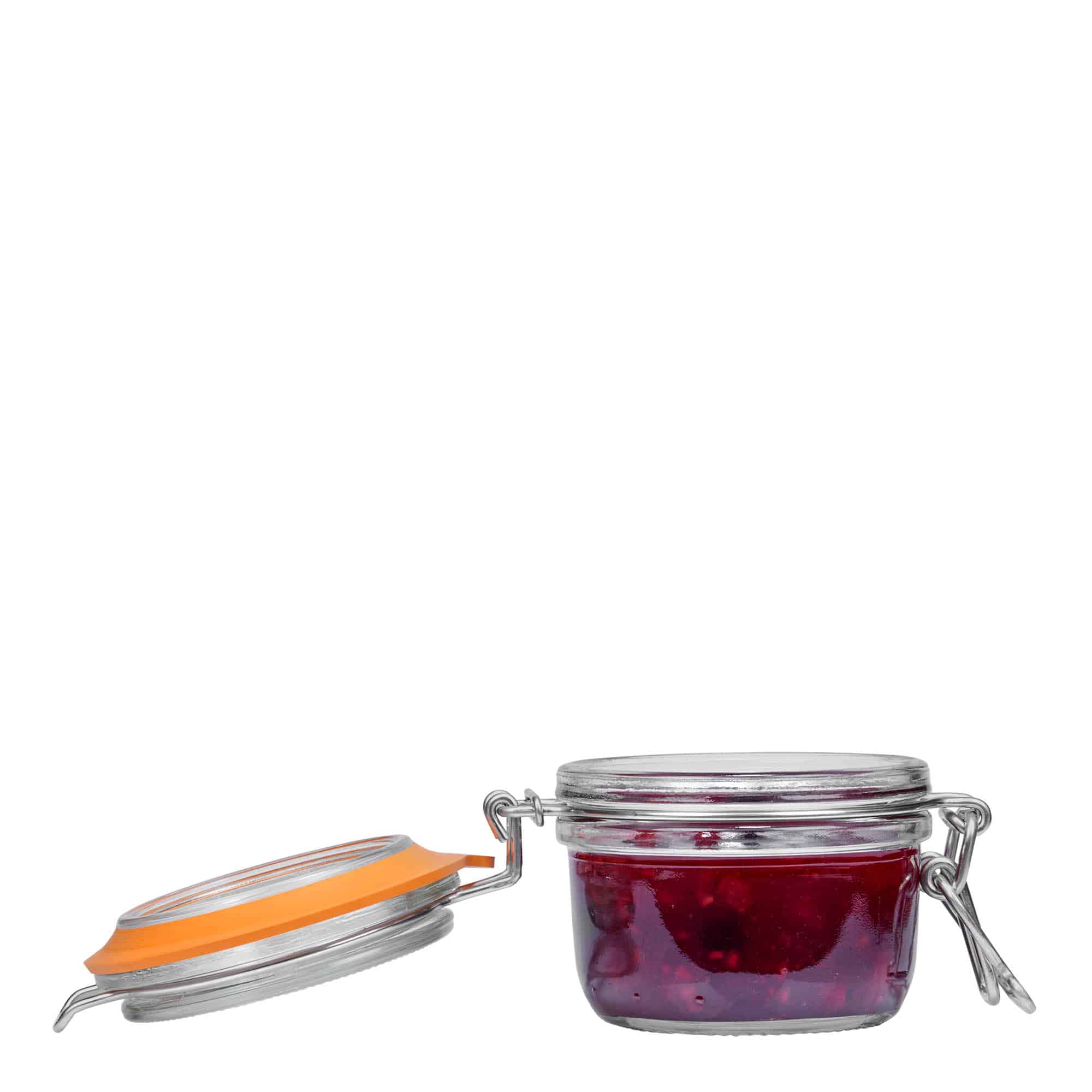 125 ml borcan cu capac cu clemă „Le Parfait Super Terrine”, deschidere: capac cu clemă metalică