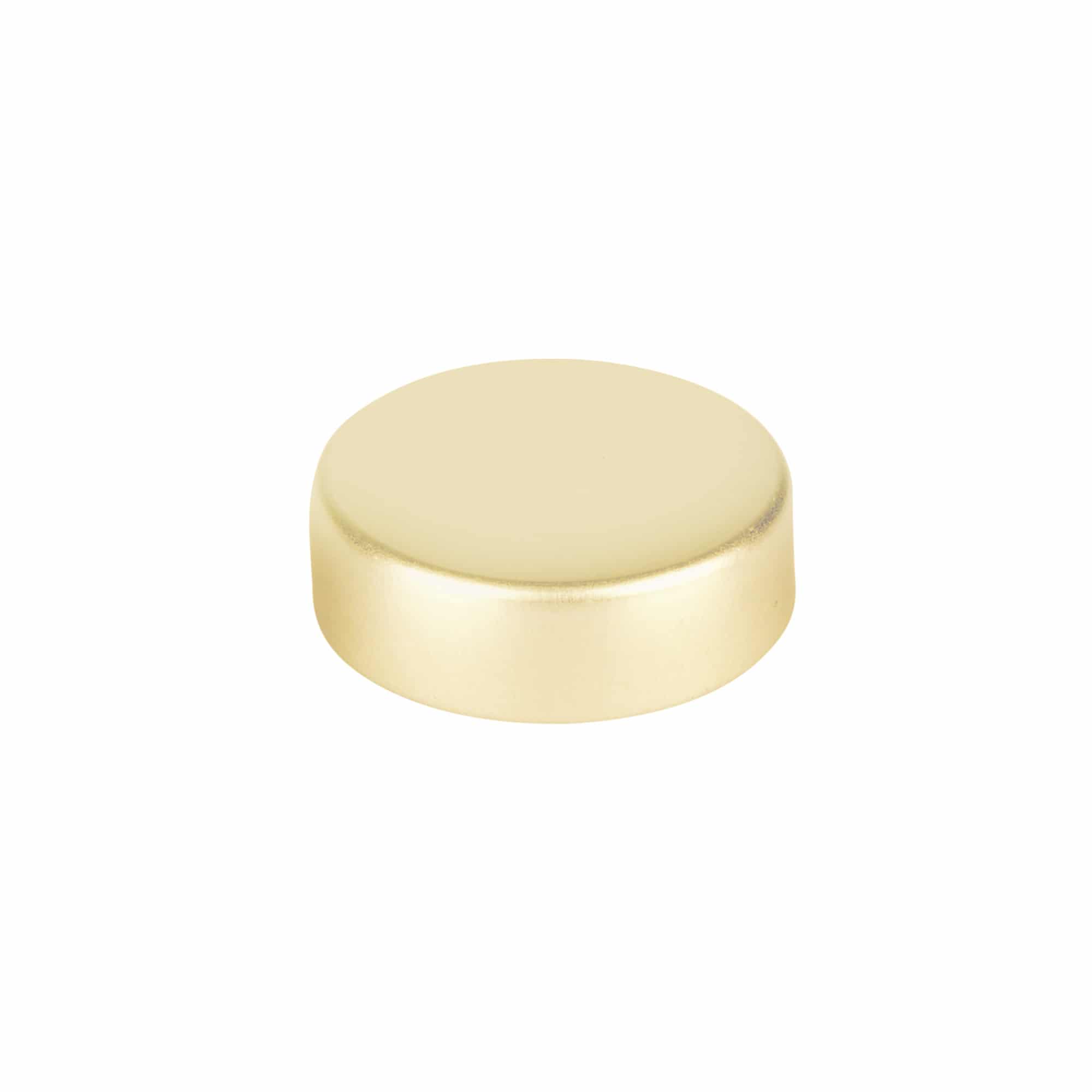 Capac cu filet, plastic ABS, auriu, pentru gura: GPI 33/400