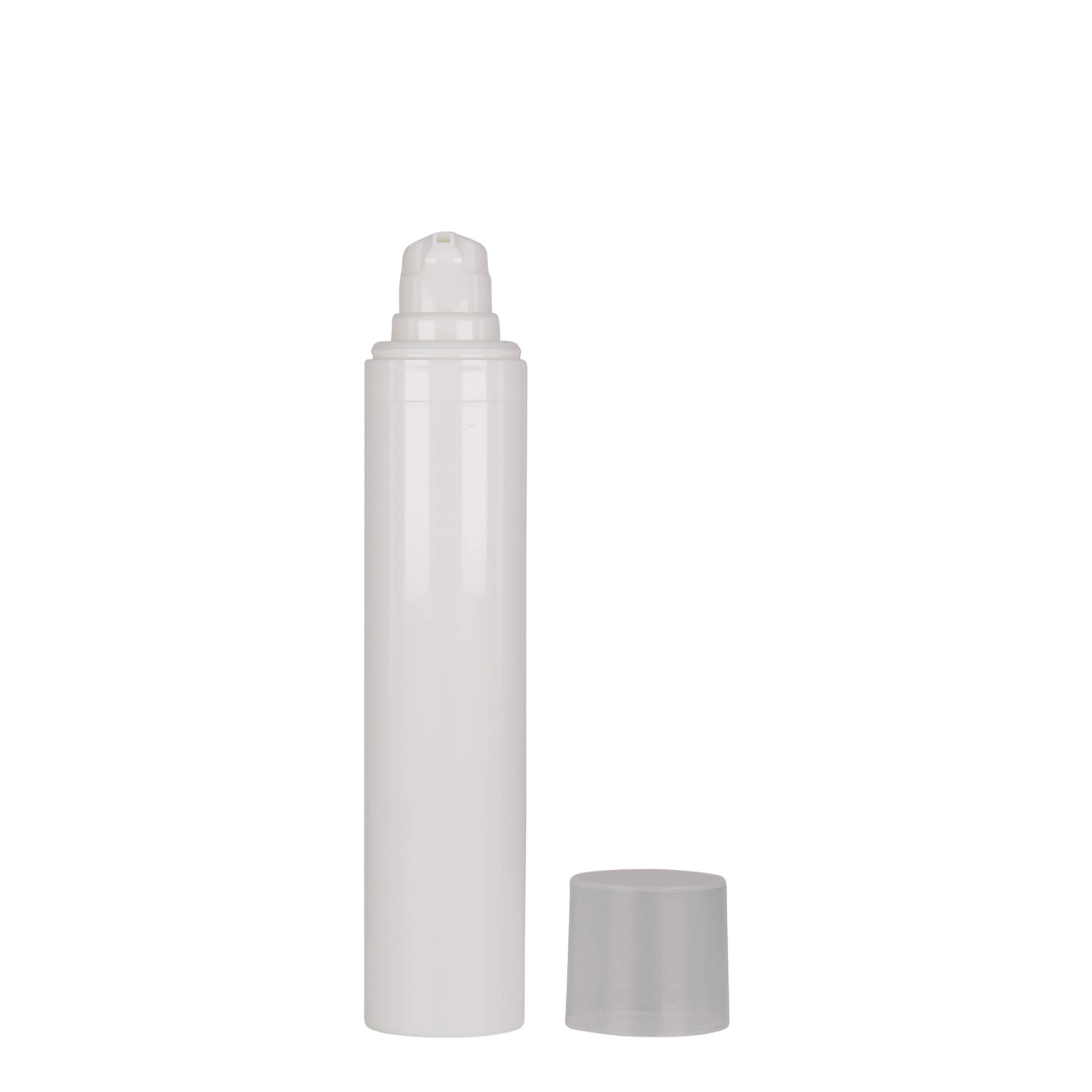 50 ml dozator airless „Micro”, plastic PP, alb