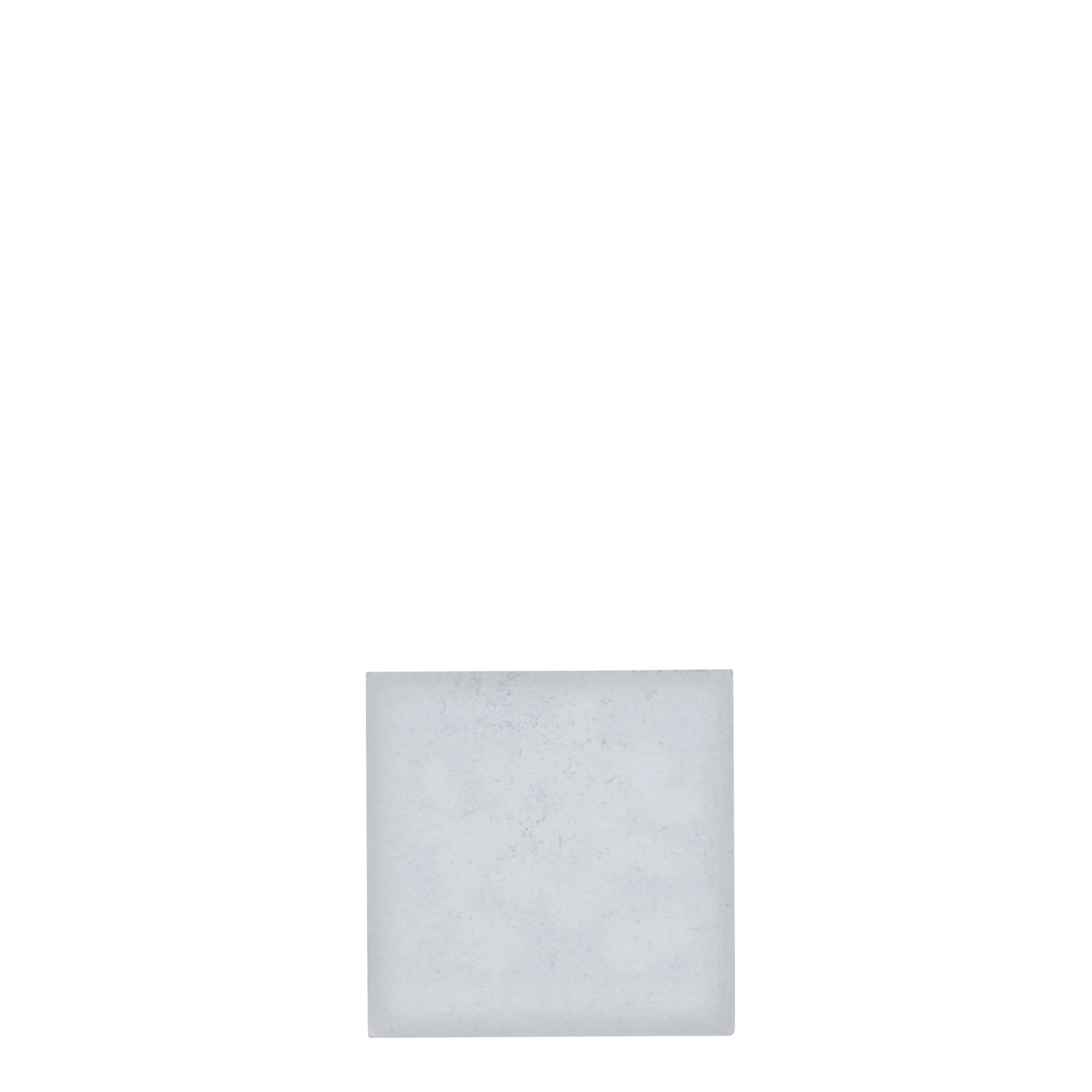 Etichetă din tablă „Afine”, pătrată, metal, argintiu