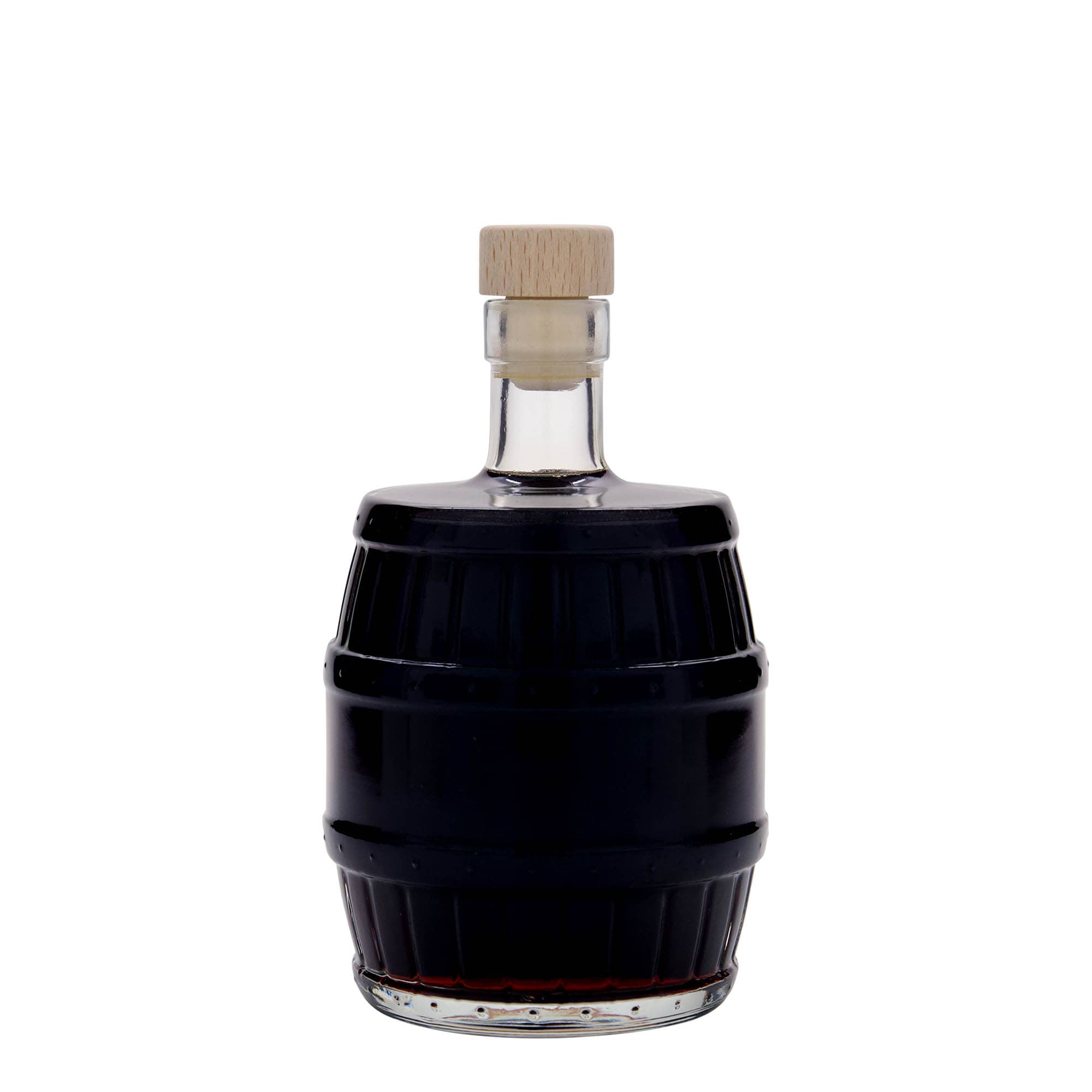 Sticlă de sticlă de 500 ml „Butoi”, gura: dop de plută