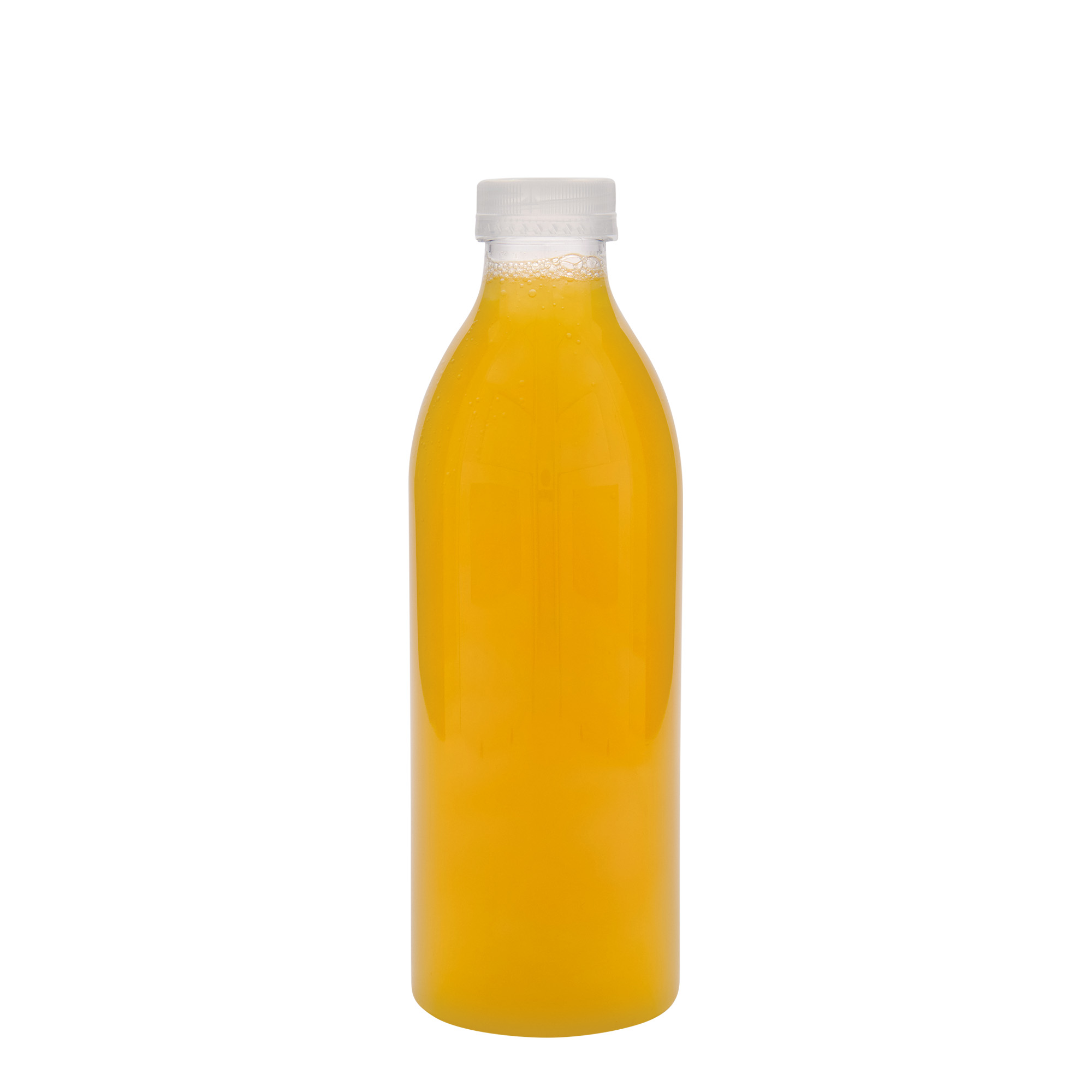 1.000 ml sticlă PET standard, plastic, gura: 38 mm