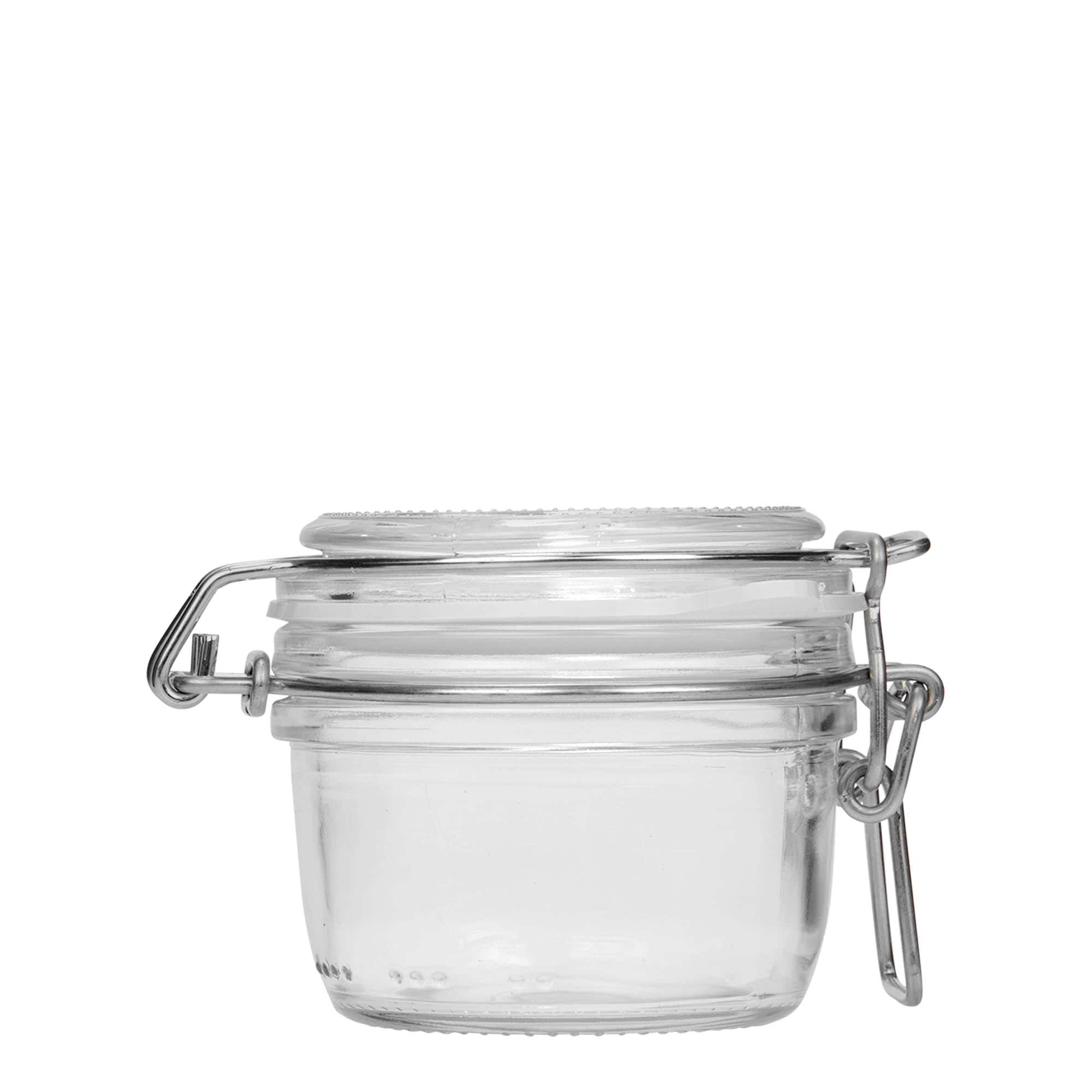 125 ml borcan cu clemă metalică „Fido”, gura: închidere cu clemă metalică