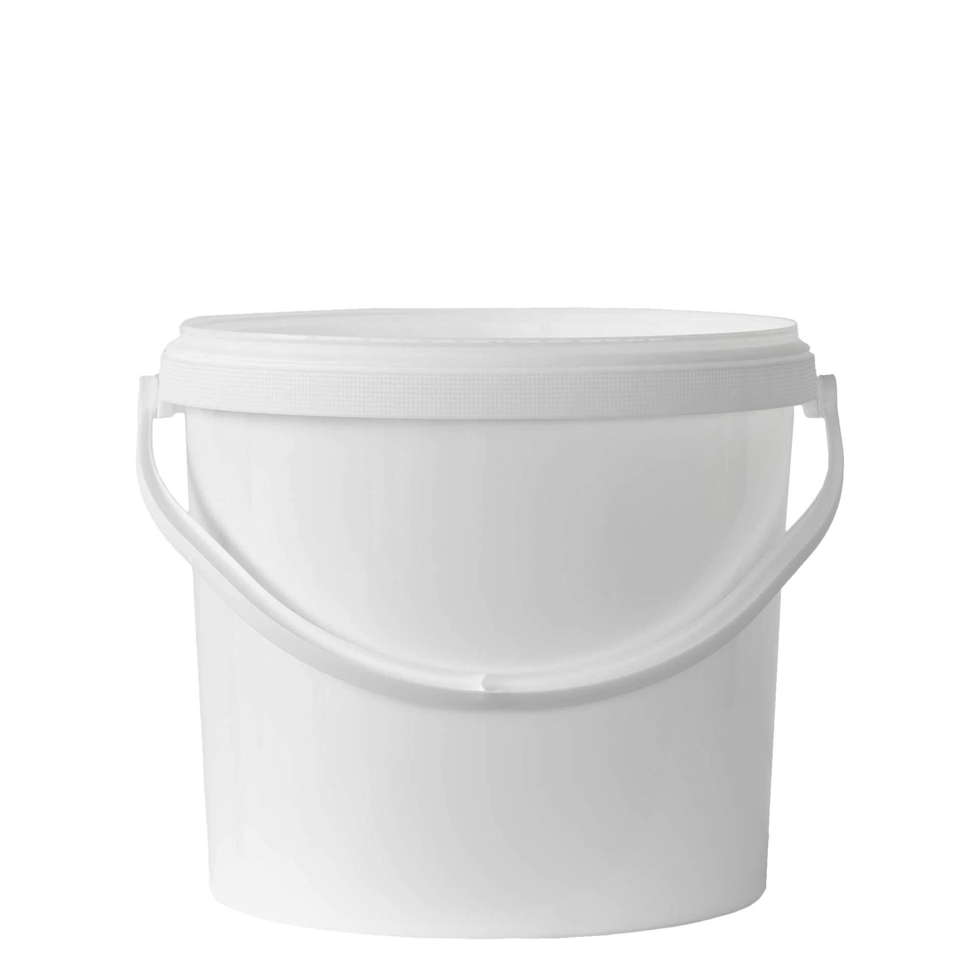 12,5 ml găleată, plastic PP, albă