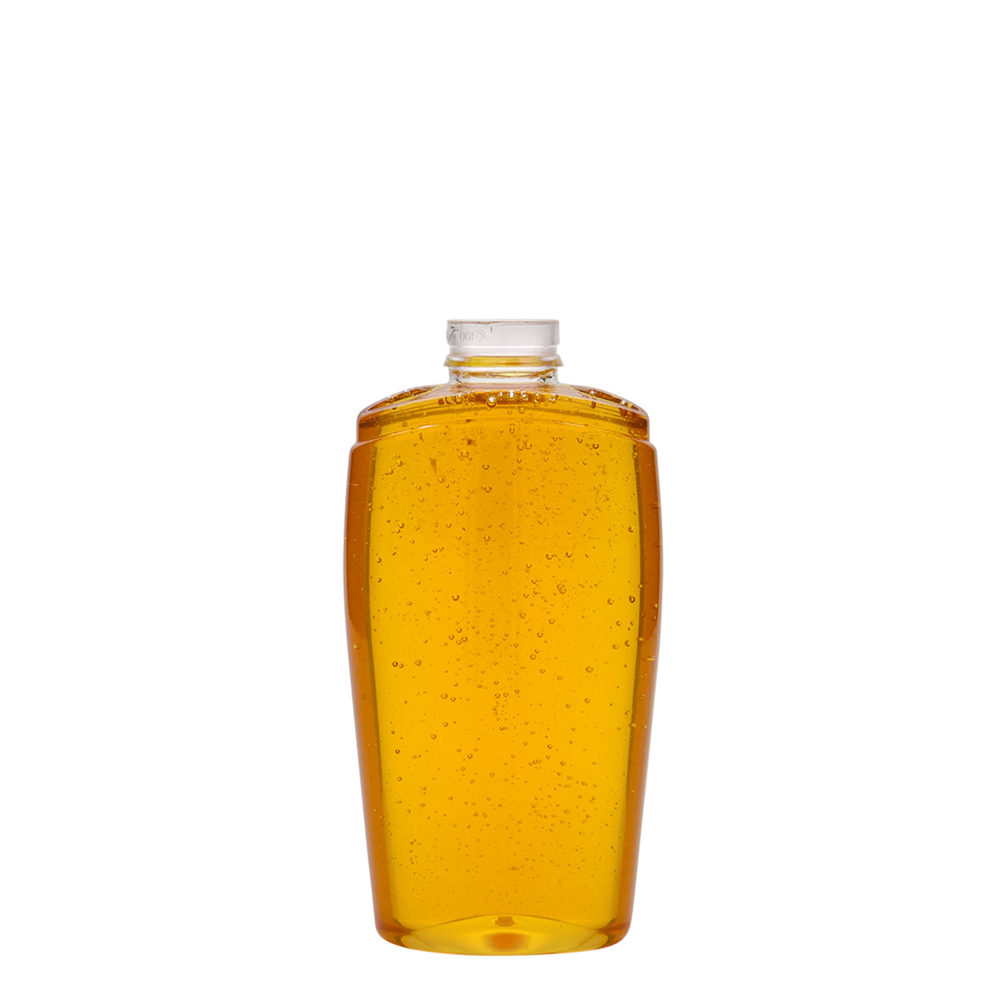 Sticlă PET de 200 ml „Squeeze”, ovală, din plastic