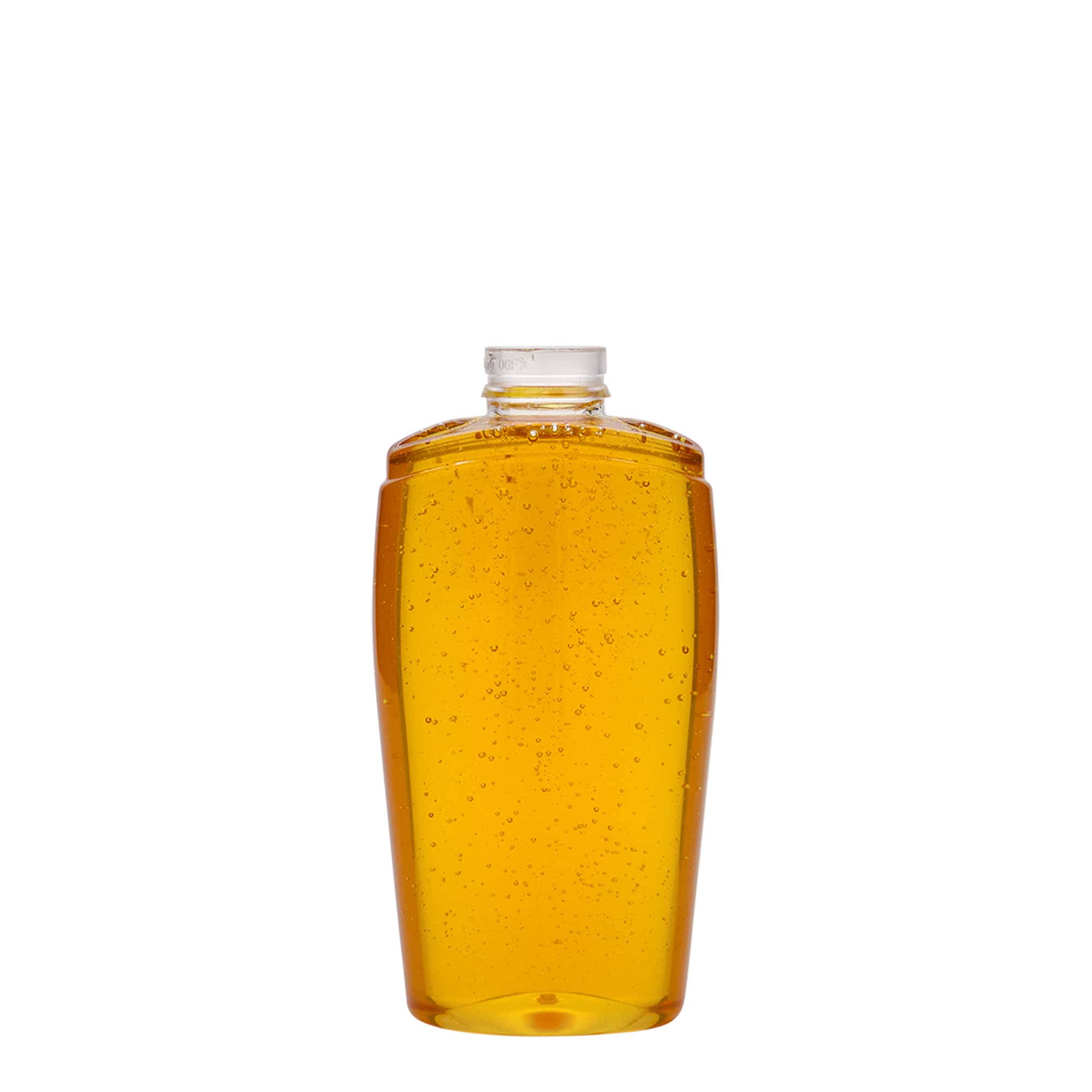 Sticlă PET de 200 ml „Squeeze”, ovală, din plastic