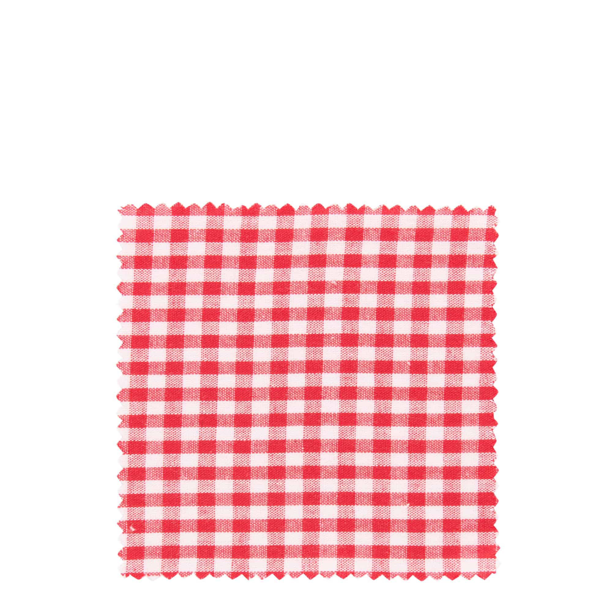 Șervețel textil pătrat, în carouri, 12x12 cm, roșu, deschidere: TO38-TO53