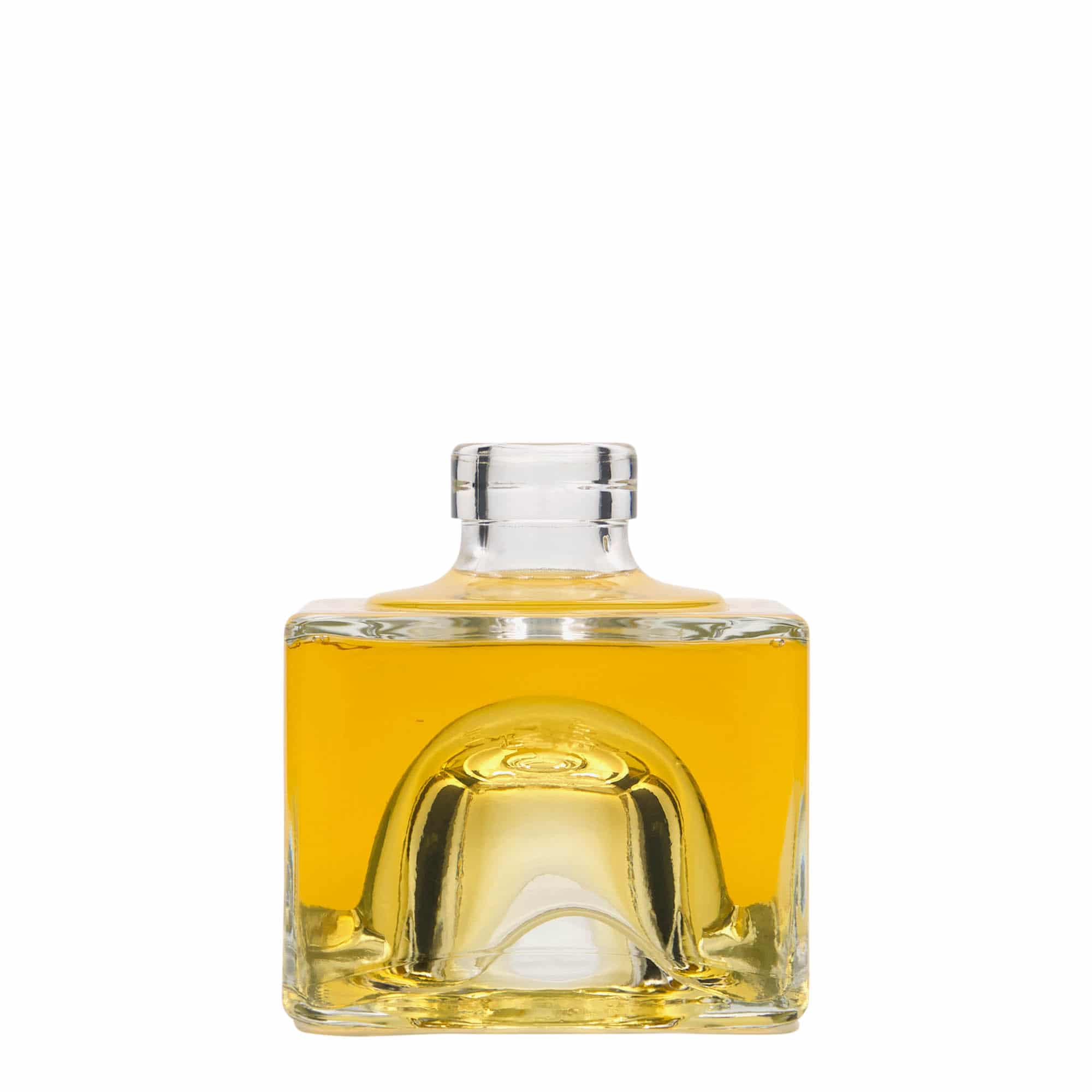 Sticlă de sticlă de 200 ml „Cocolores”, pătrată, gura: dop de plută