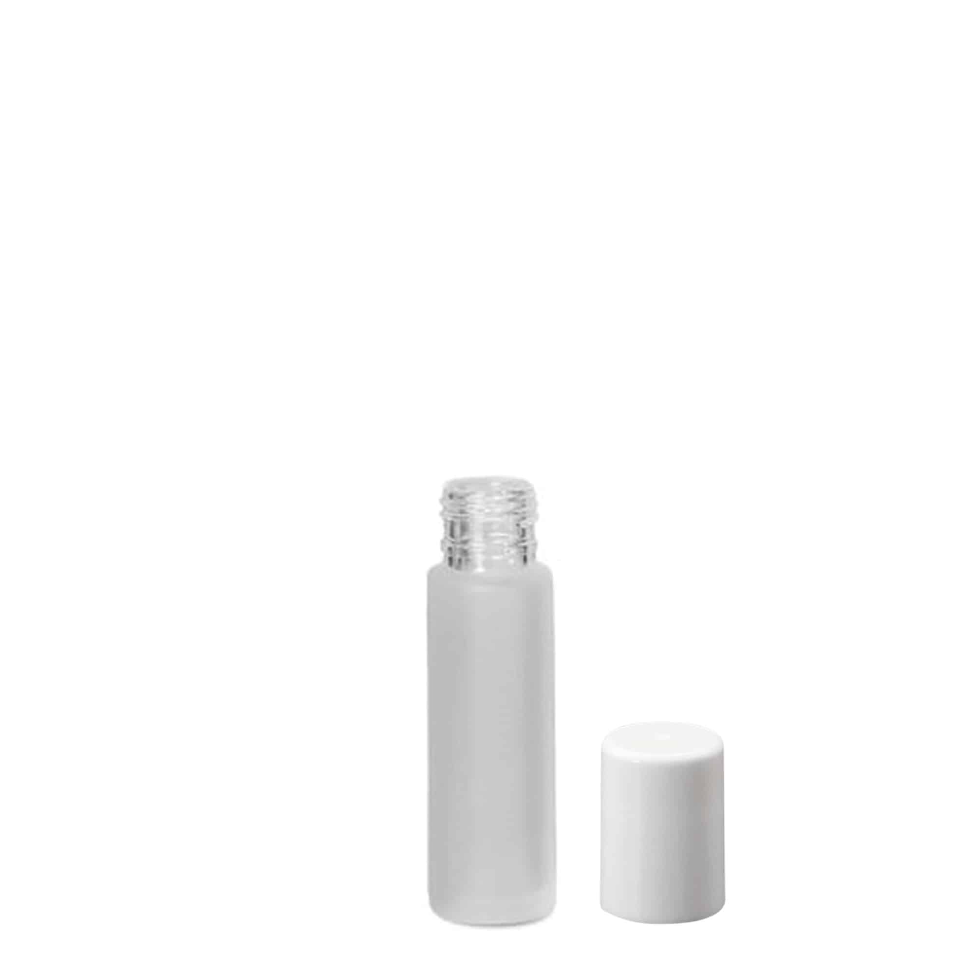 Sticlă roll-on de 10 ml, sticlă, mată, gât: capac cu filet