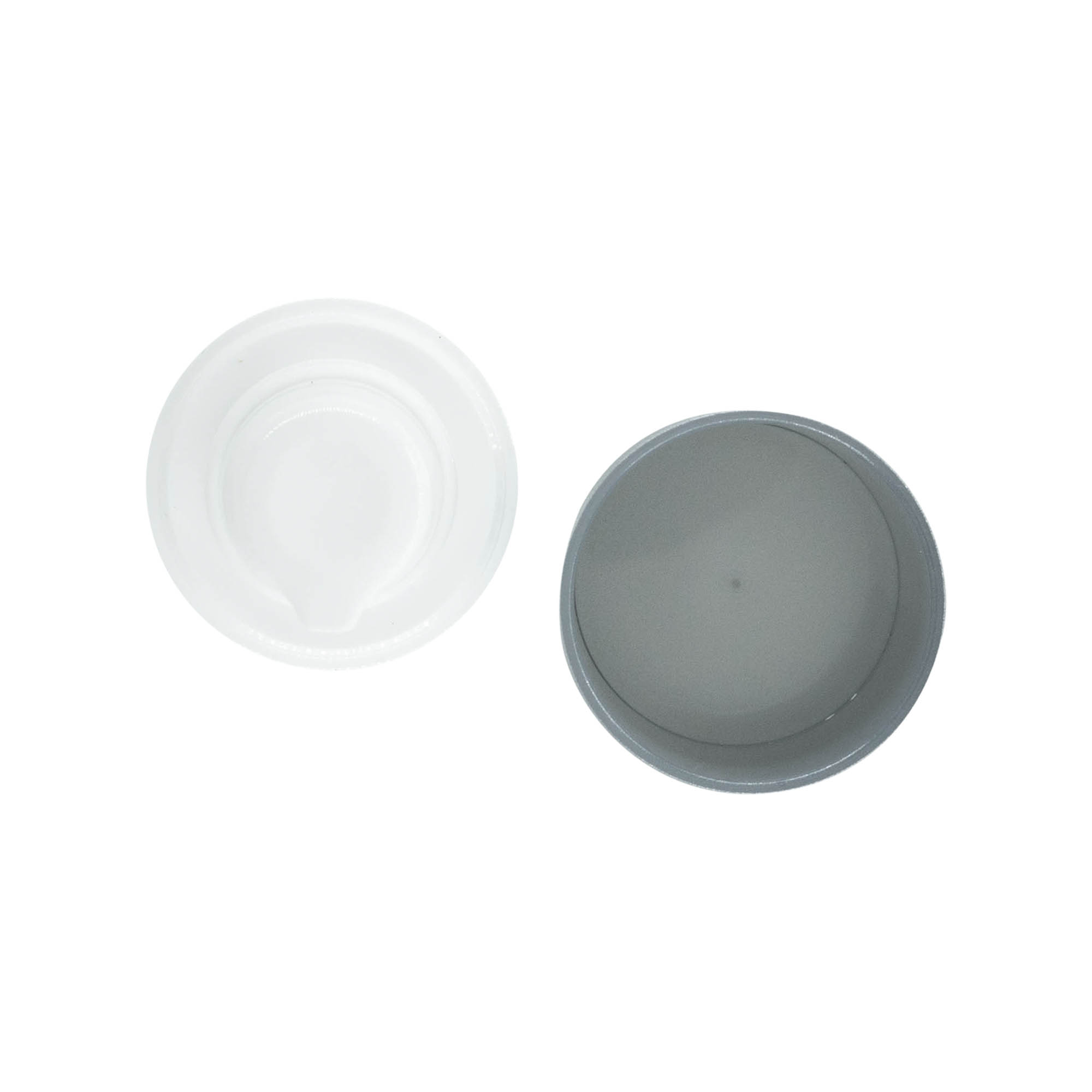 Cap de pompă distribuitor airless „Micro”, plastic PP, argintiu