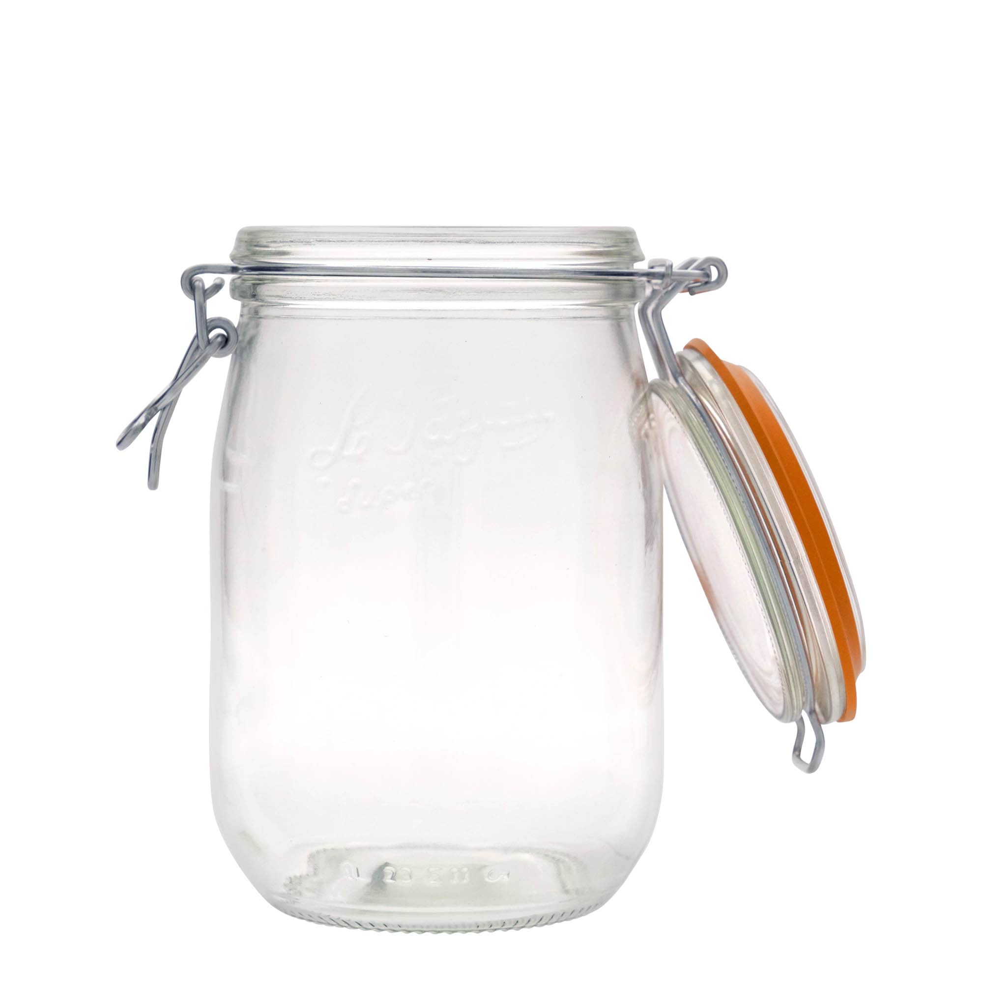 1.000 ml borcan cu clemă metalică „Le Parfait Super Bocal”, deschidere: închidere cu clemă metalică