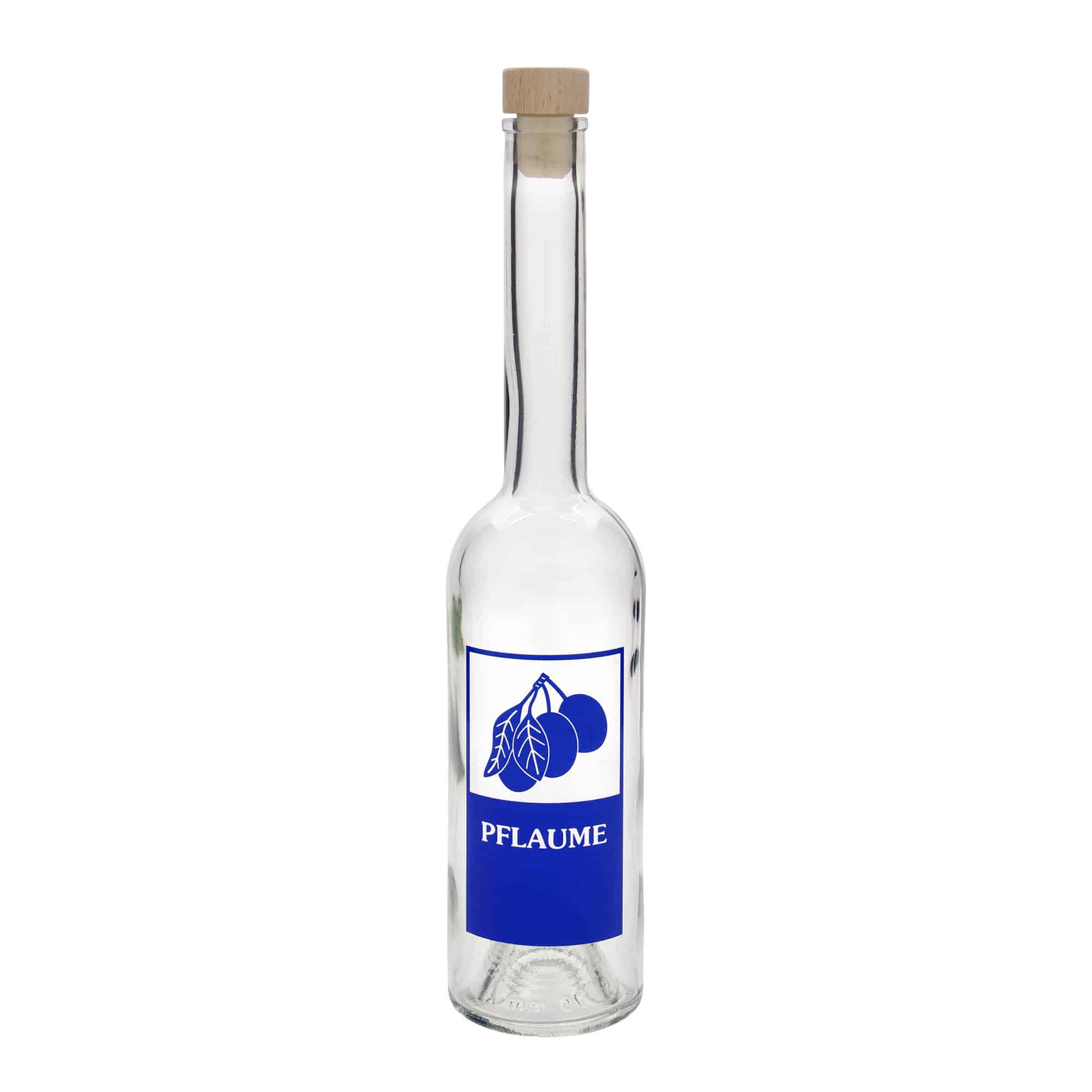 Sticlă de sticlă de 500 ml „Opera”, motiv: Prună, gura: dop