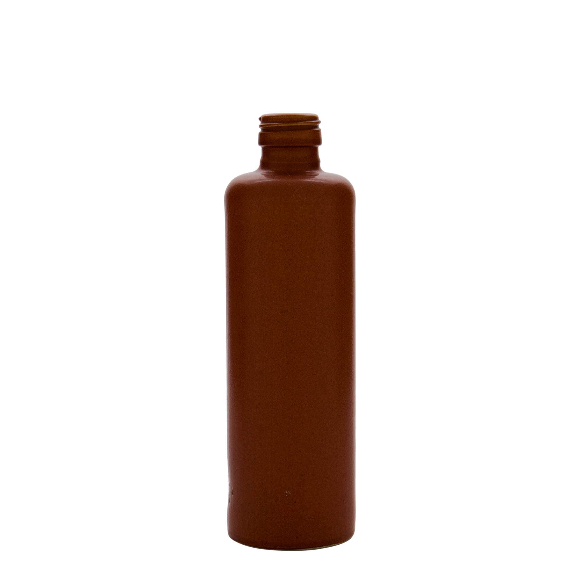 Cana de lut 350 ml, ceramică, roșu-maro, gura: PP 31,5