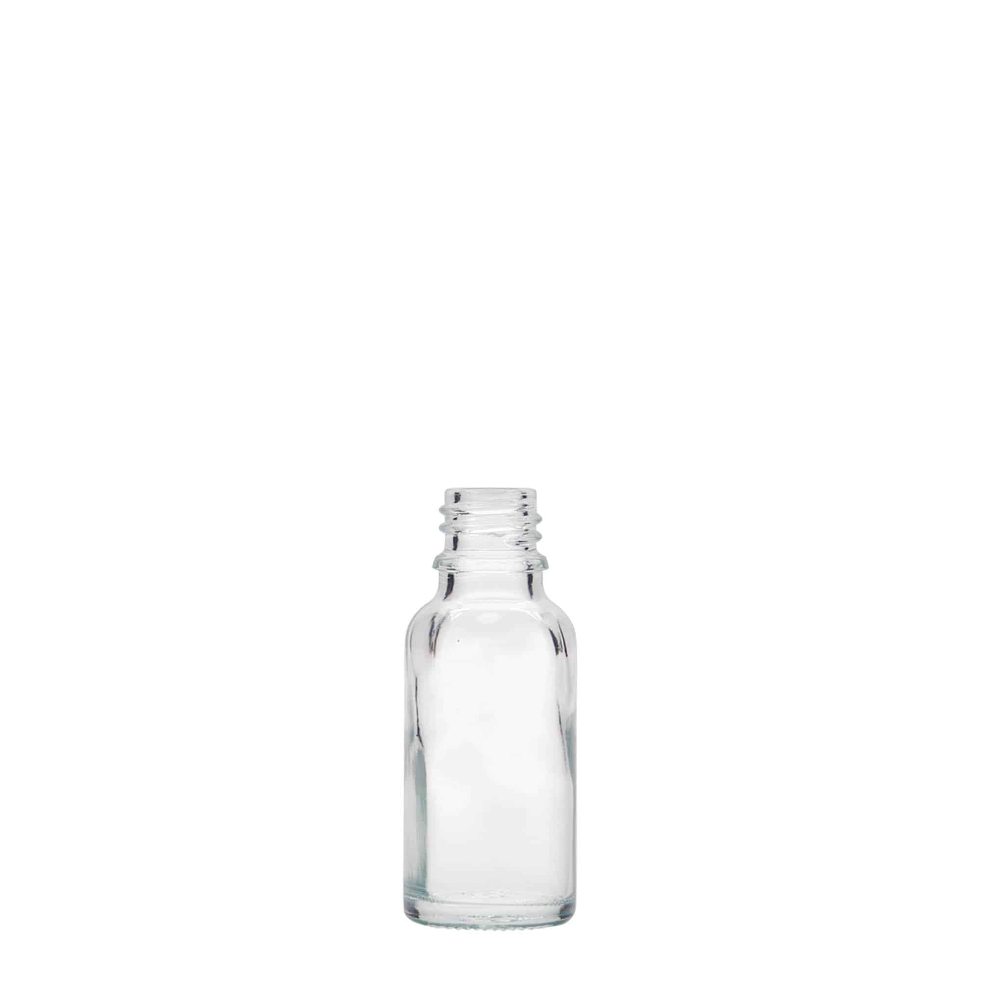 Flacon medical de 20 ml, sticlă, gura: DIN 18