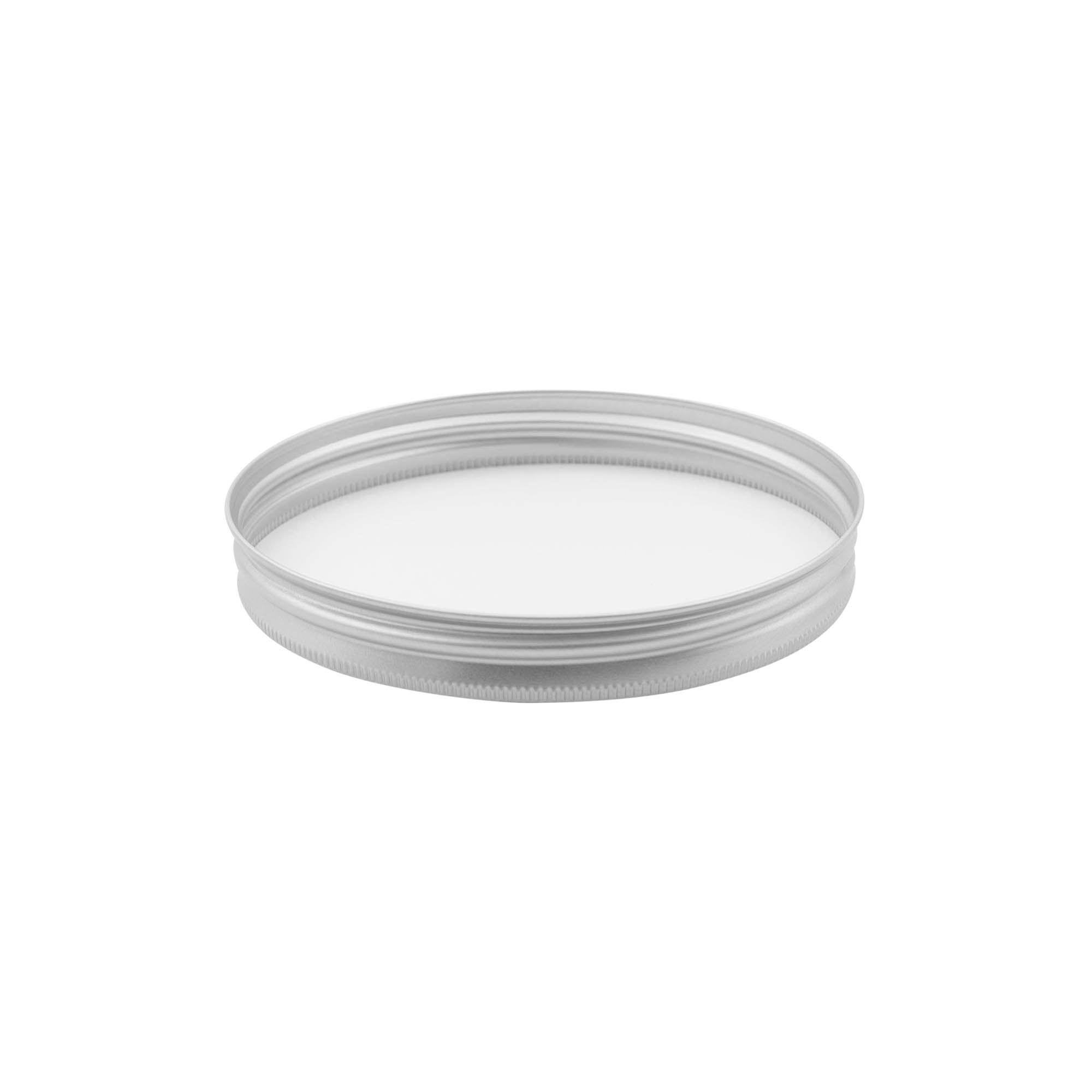 Capac cu filet, aluminiu, argintiu, pentru deschidere: 100/400