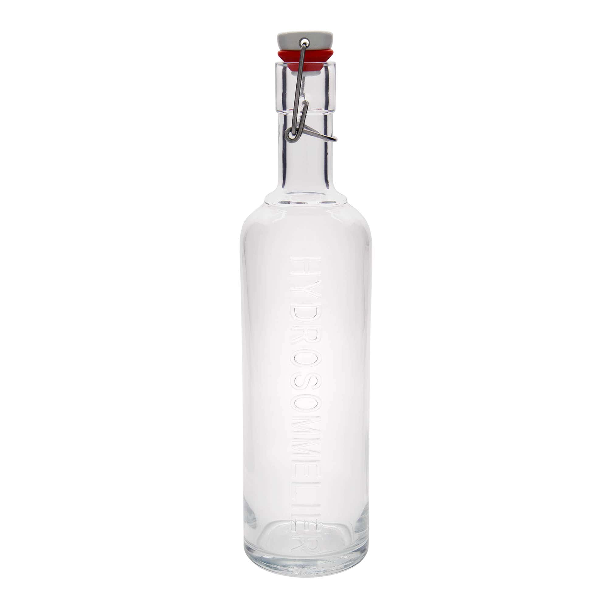 1.000 ml sticlă de sticlă „Optima Hydrosommelier”, gura: închidere cu clemă