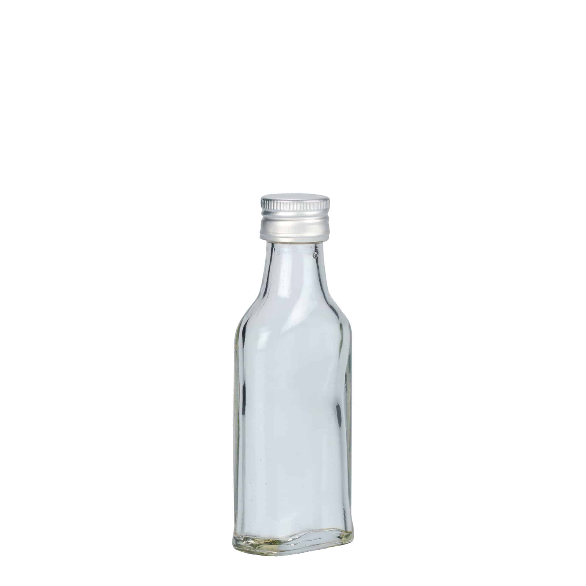 Sticluță de buzunar de 40 ml, dreptunghiulară, gura: PP 22 Sticluță de buzunar de 40 ml, dreptunghiulară, gura: PP 22