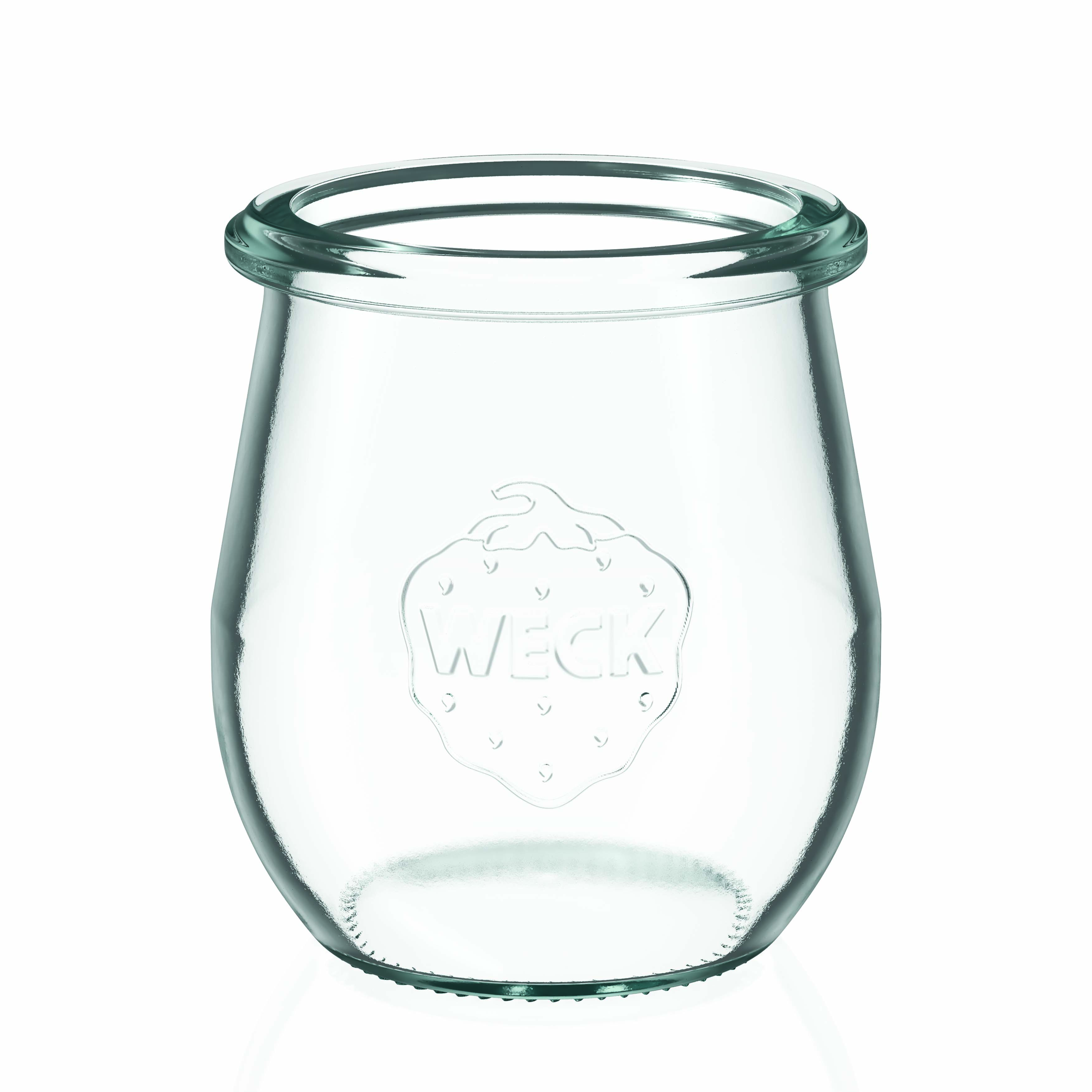 220 ml borcan WECK tip lalea, gura: margine rotundă
