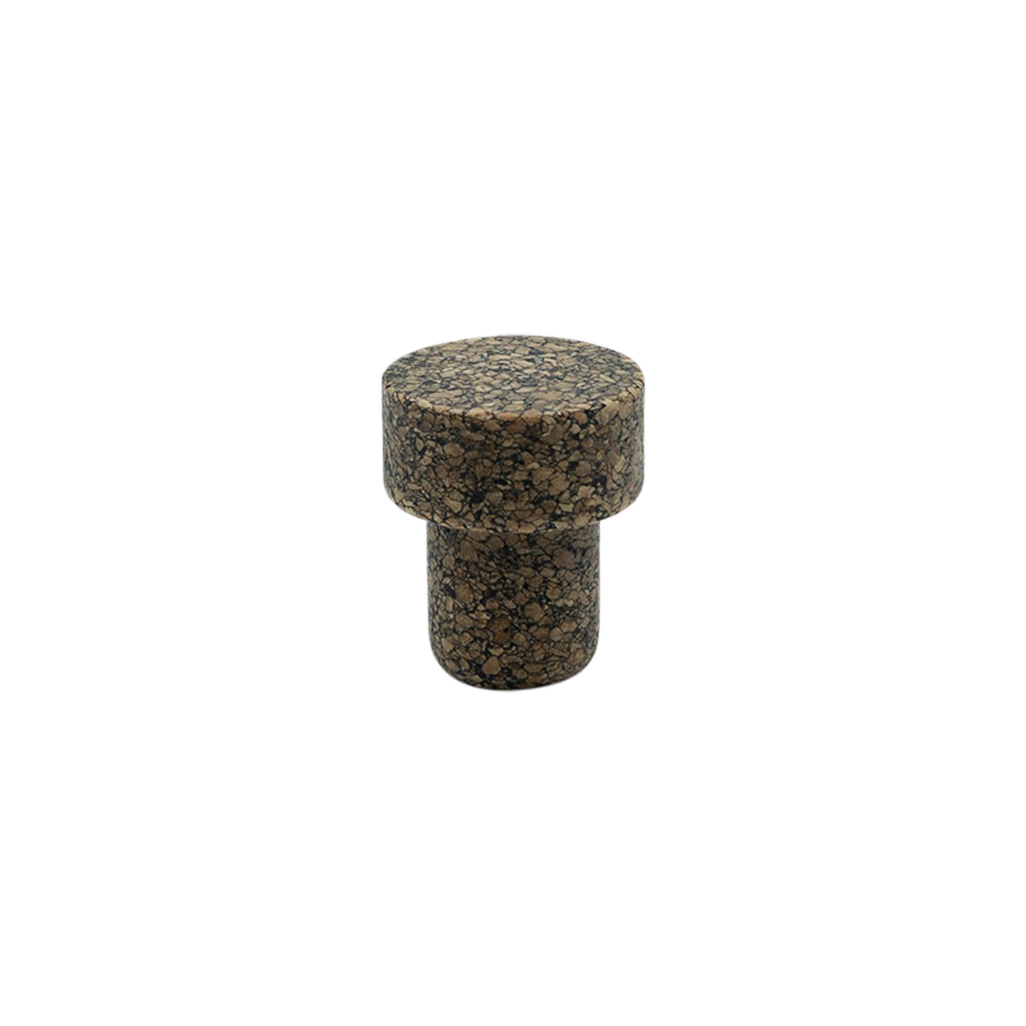 Dop cu mâner „Sharp” 19,5 mm, Corkcoal, pentru gură: plută