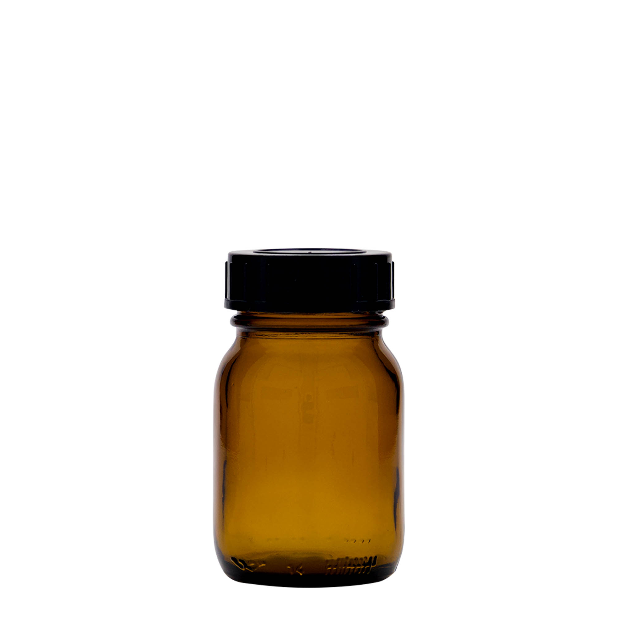 75 ml sticlă cu gât larg, maro, deschidere: DIN 40 75 ml sticlă cu gât larg, maro, deschidere: DIN 40