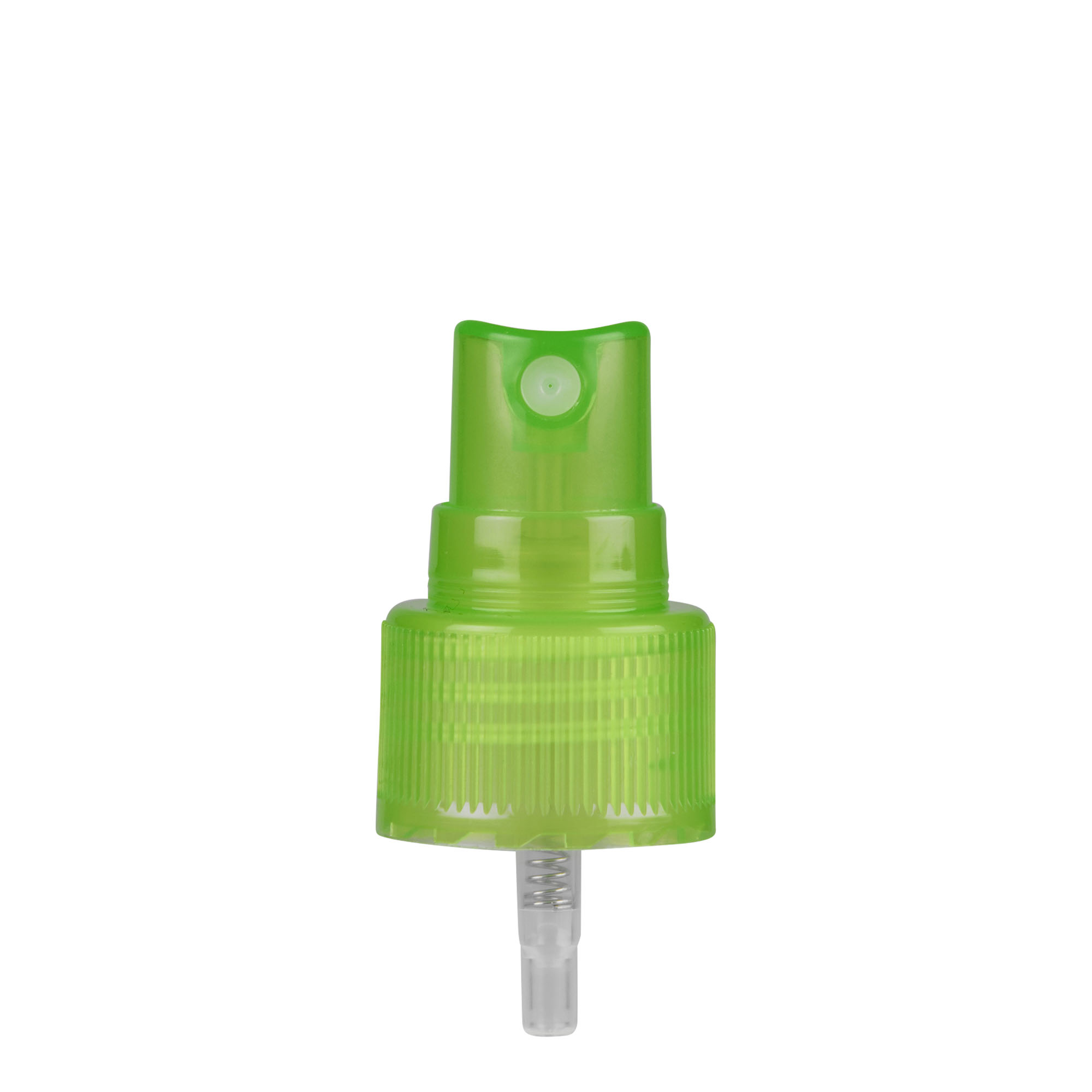 Capac cu filet, pulverizator spray, plastic PP, verde, pentru gura: 24/410