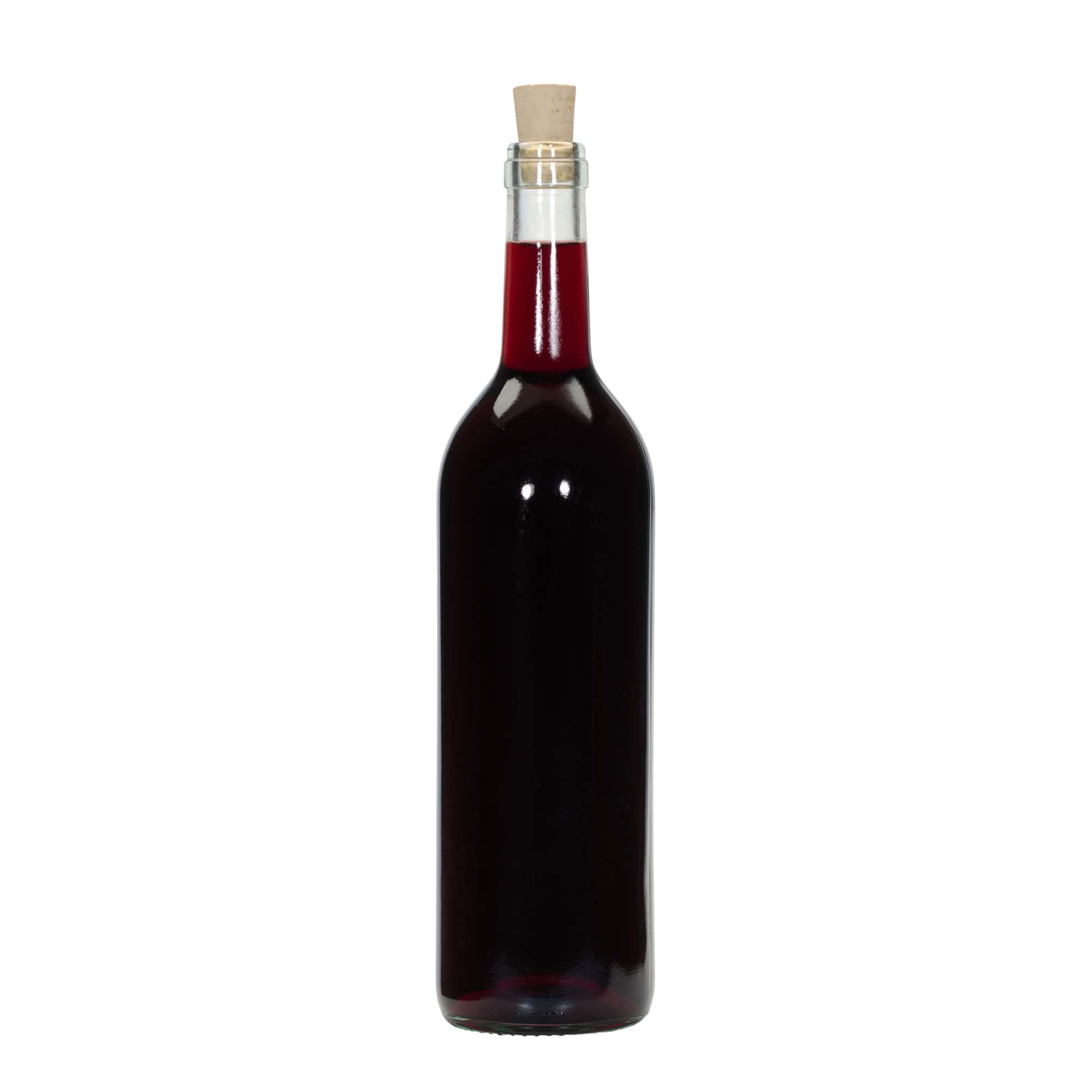 Sticlă de sticlă de 750 ml „Bordeaux Tradition”, gura: dop de plută