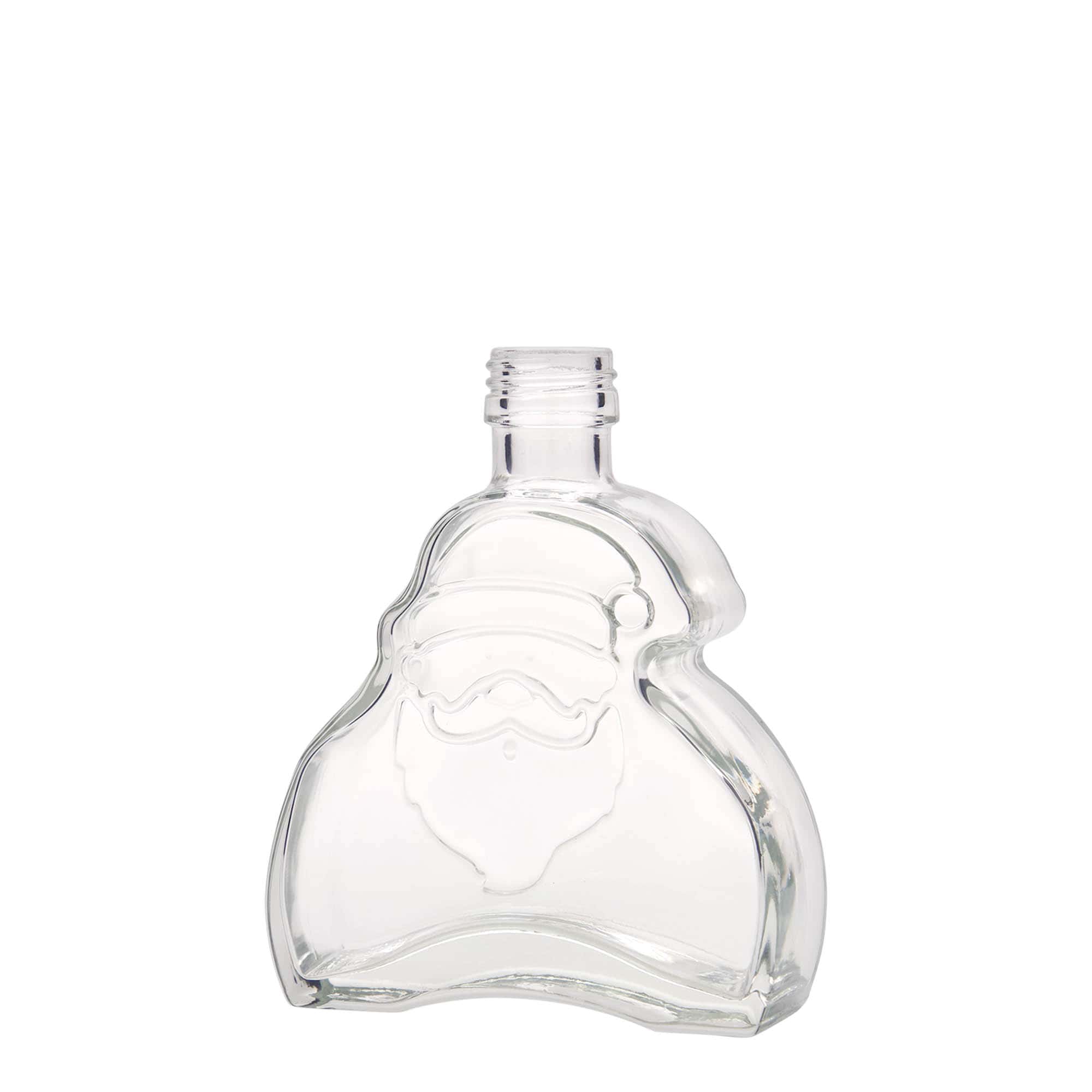 Sticlă de sticlă de 200 ml „Moș Crăciun”, gura: PP 28