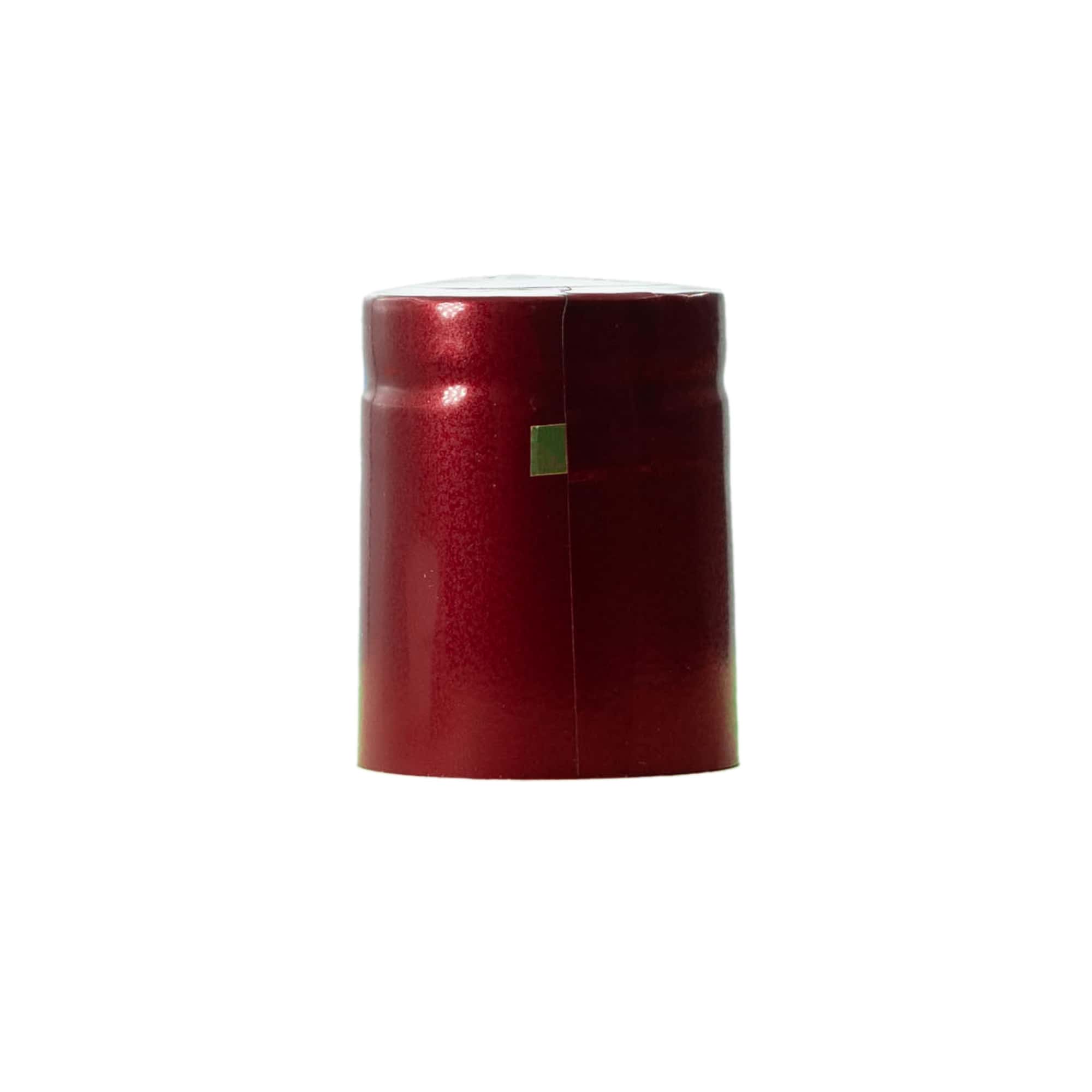Capsulă termocontractabilă 32x41, plastic PVC, roșu vin