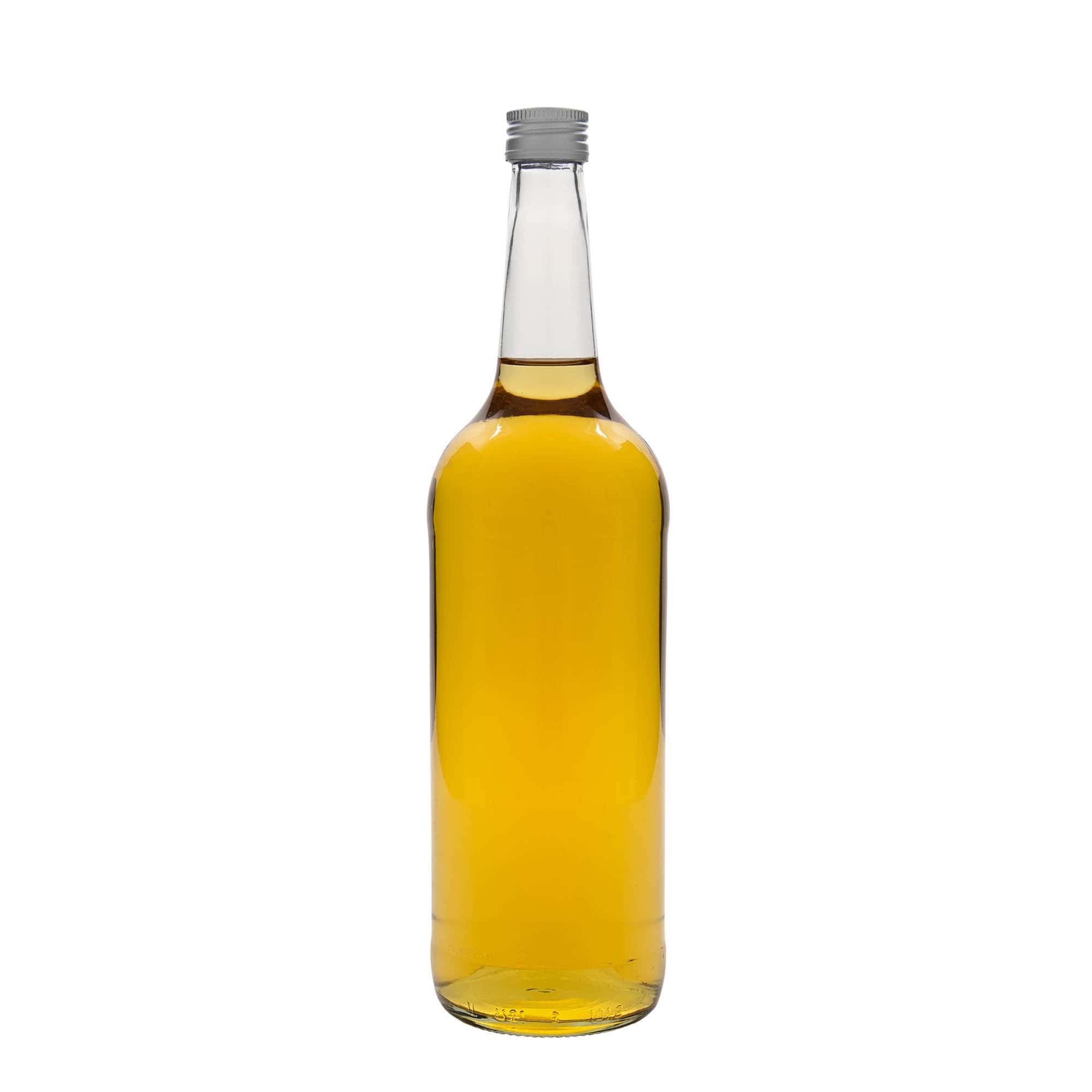 Sticlă de sticlă de 1.000 ml cu gât drept, gură: PP 28