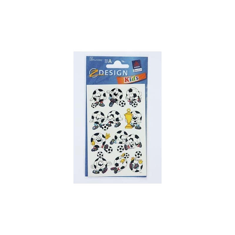 Zweckform autocolante „Mingi de fotbal cu fețe“, hârtie, multicolor