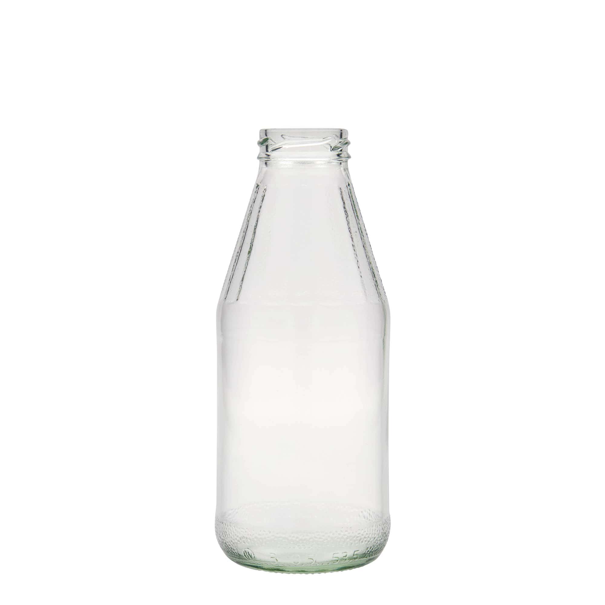 Sticlă universală cu gât larg de 500 ml, sticlă, deschidere: Twist-Off (TO 43)