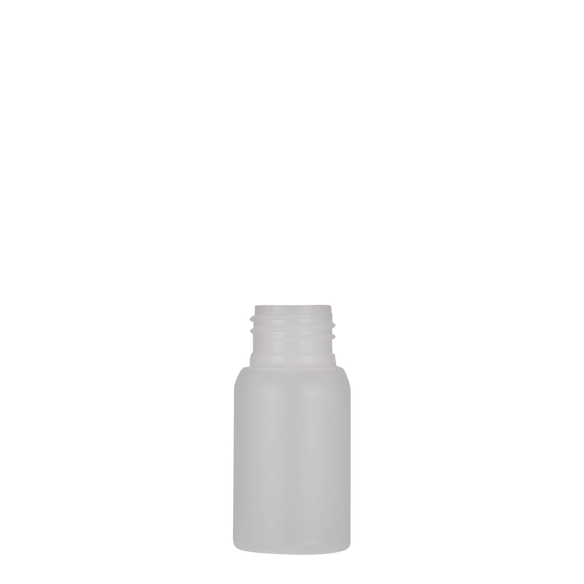 Flacon din plastic de 30 ml „Tuffy”, HDPE, natural, gât: 24/410
