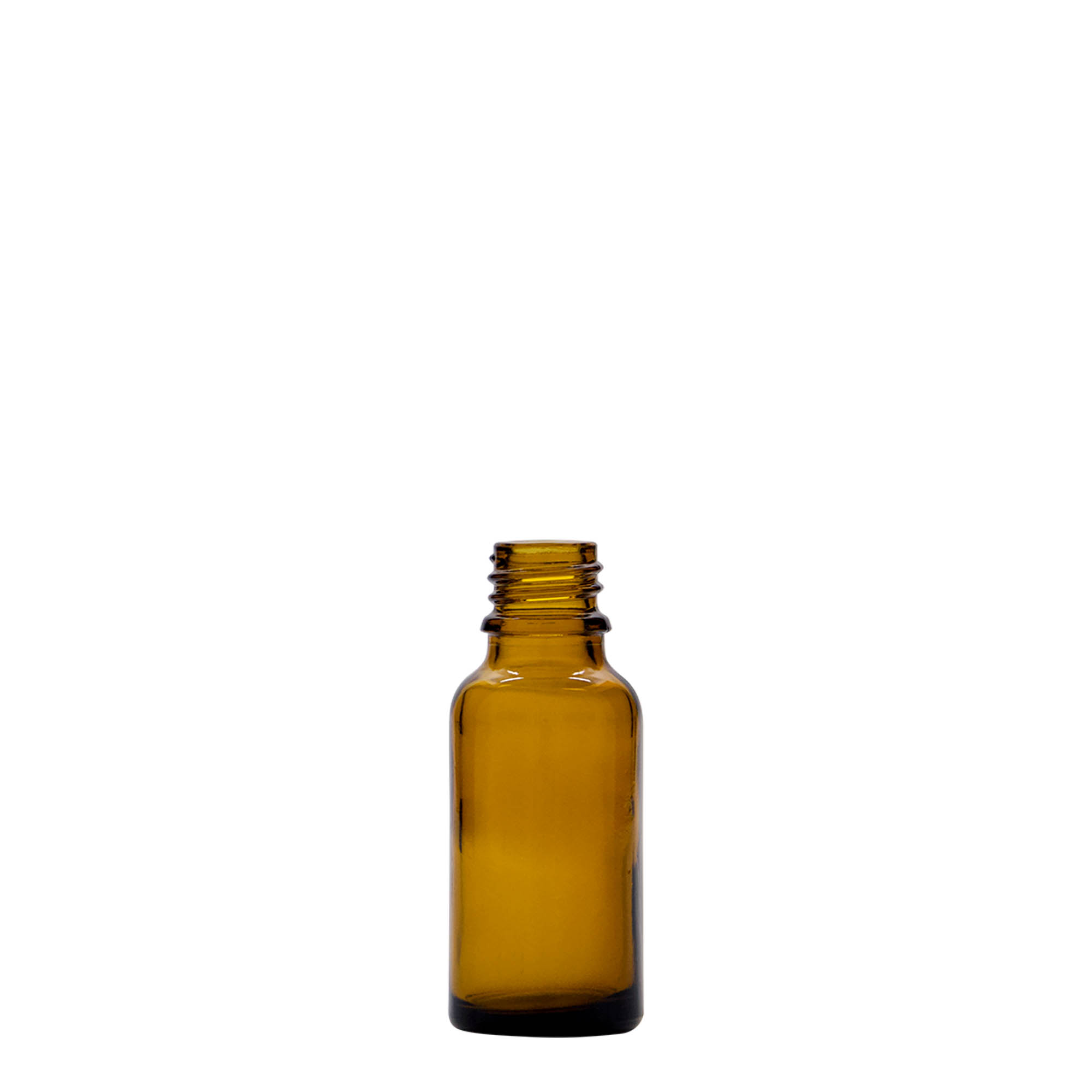 20 ml sticlă medicală, sticlă maro, gura: DIN 18