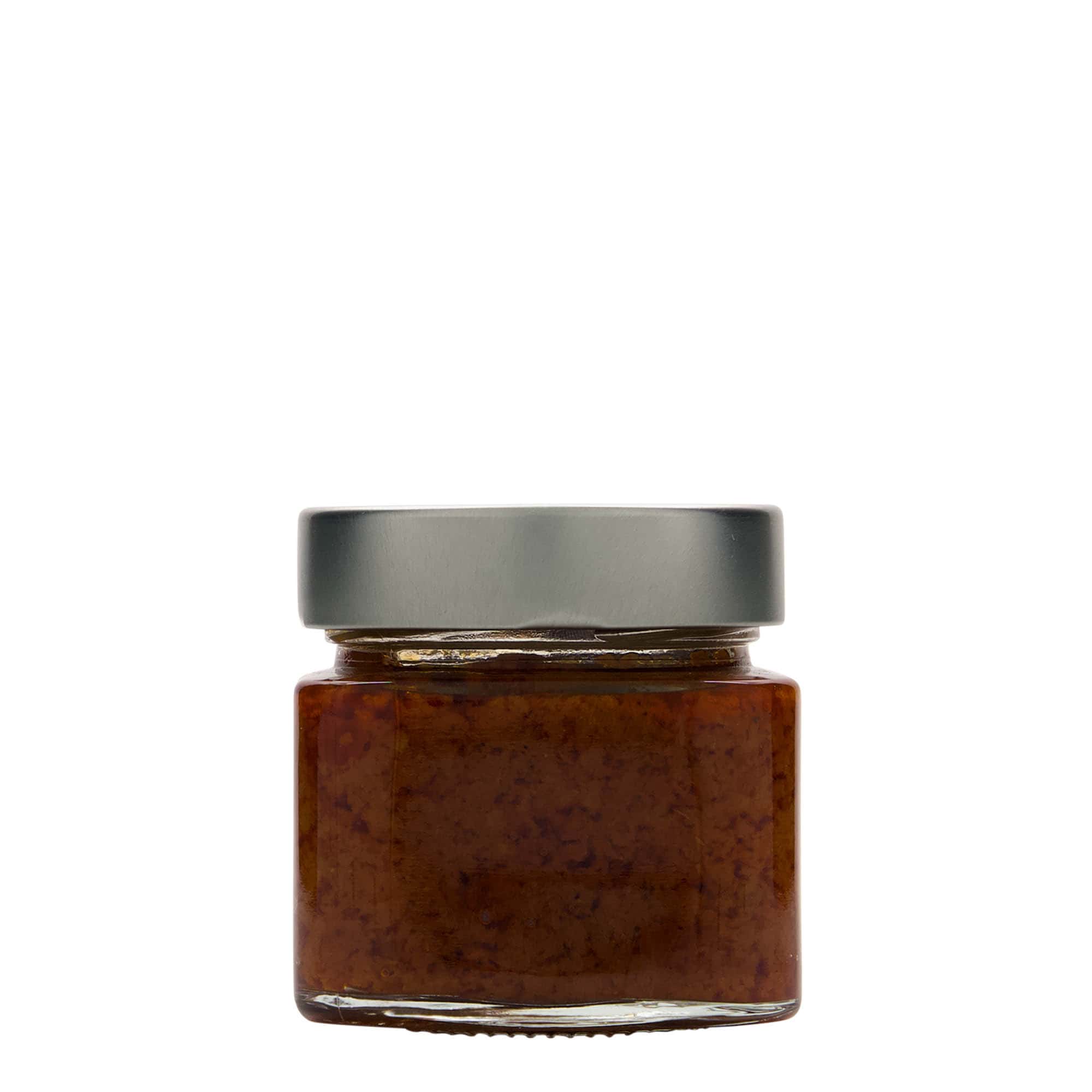 212 ml borcan pătrat 'Kimba', gura: Extra-Deep-Twist-Off (EDTO 70)