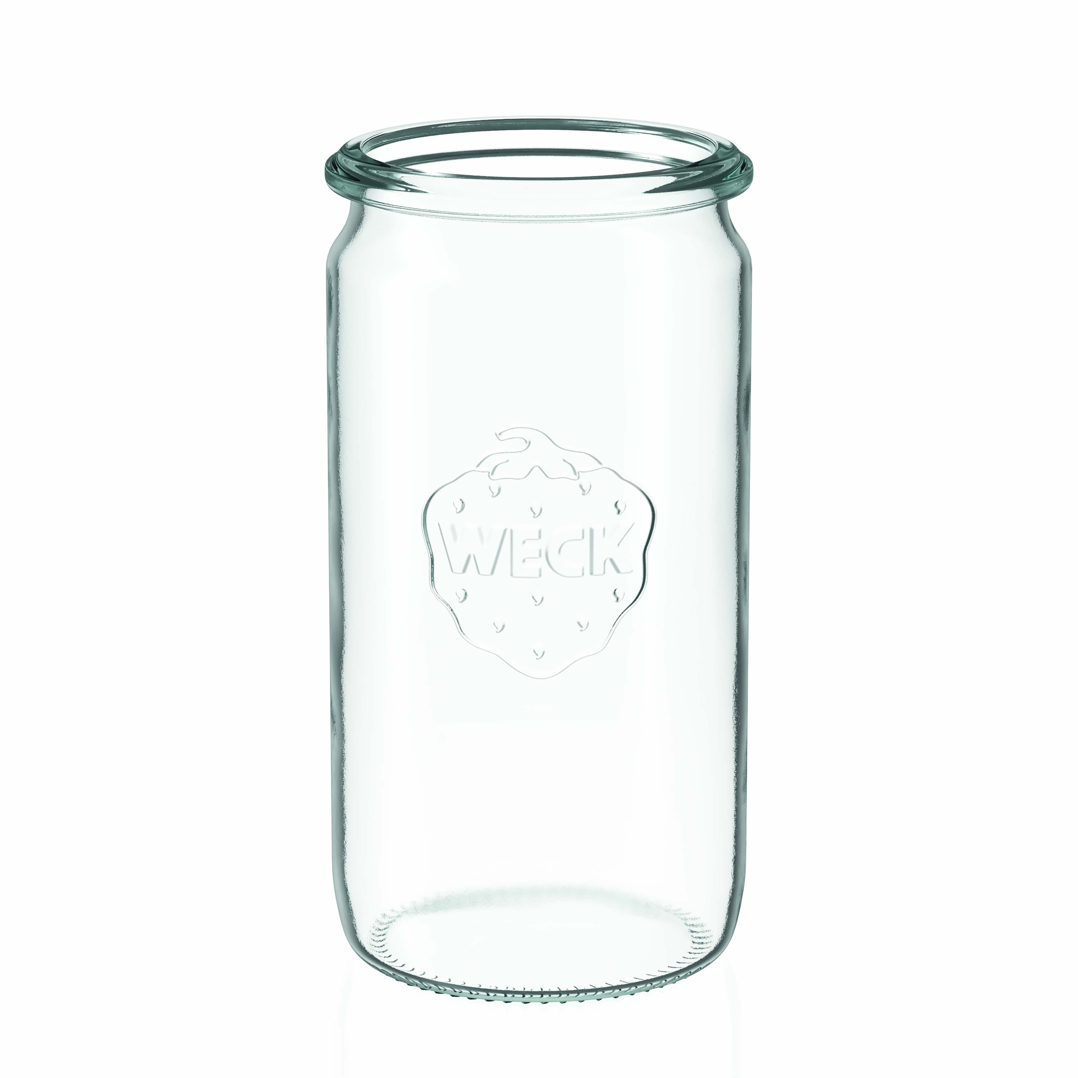 340 ml borcan cilindric WECK, gură: margine rotundă