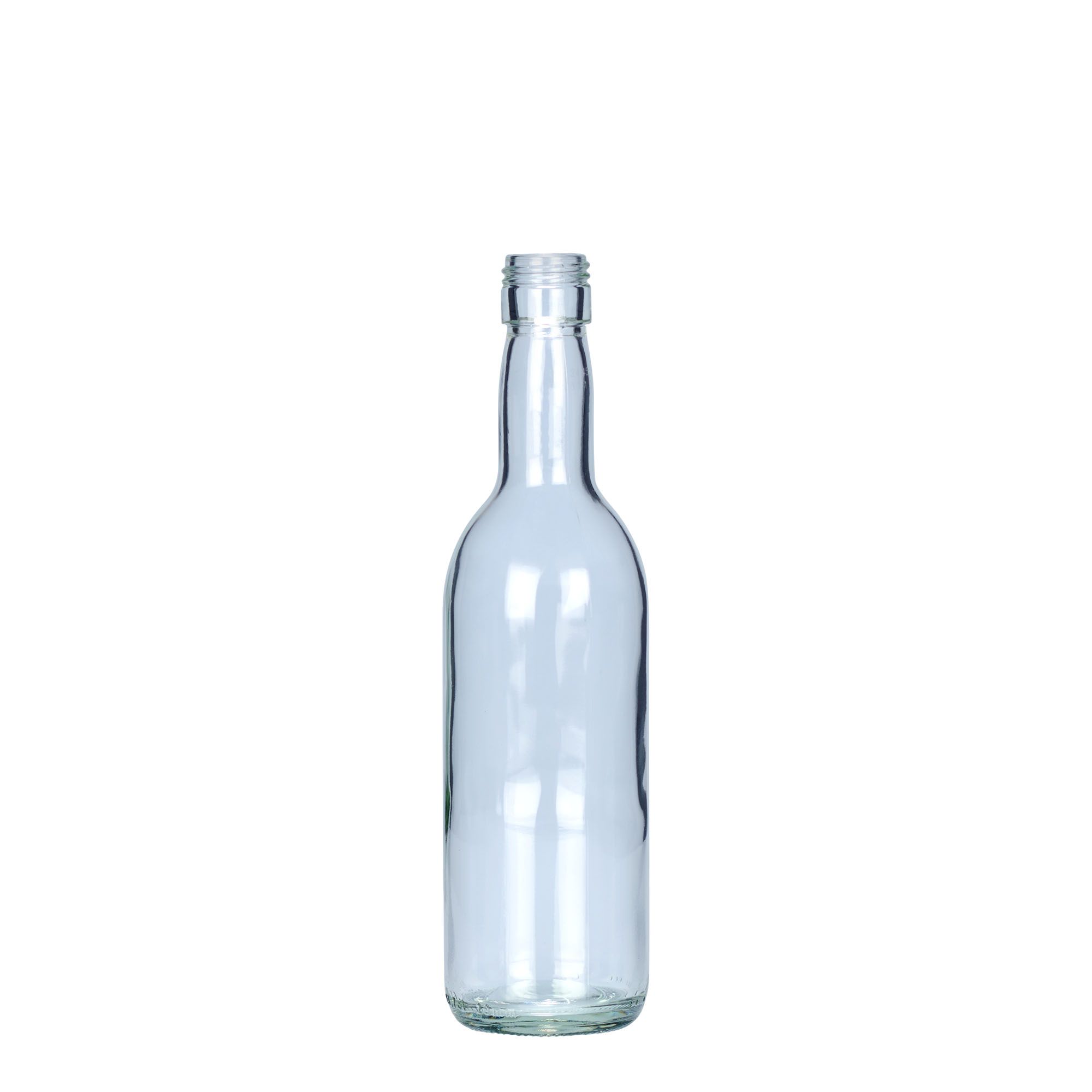 Sticlă de 187 ml din sticlă „Bordeaux Airline”, gura: PP 22 Sticlă de 187 ml din sticlă „Bordeaux Airline”, gura: PP 22