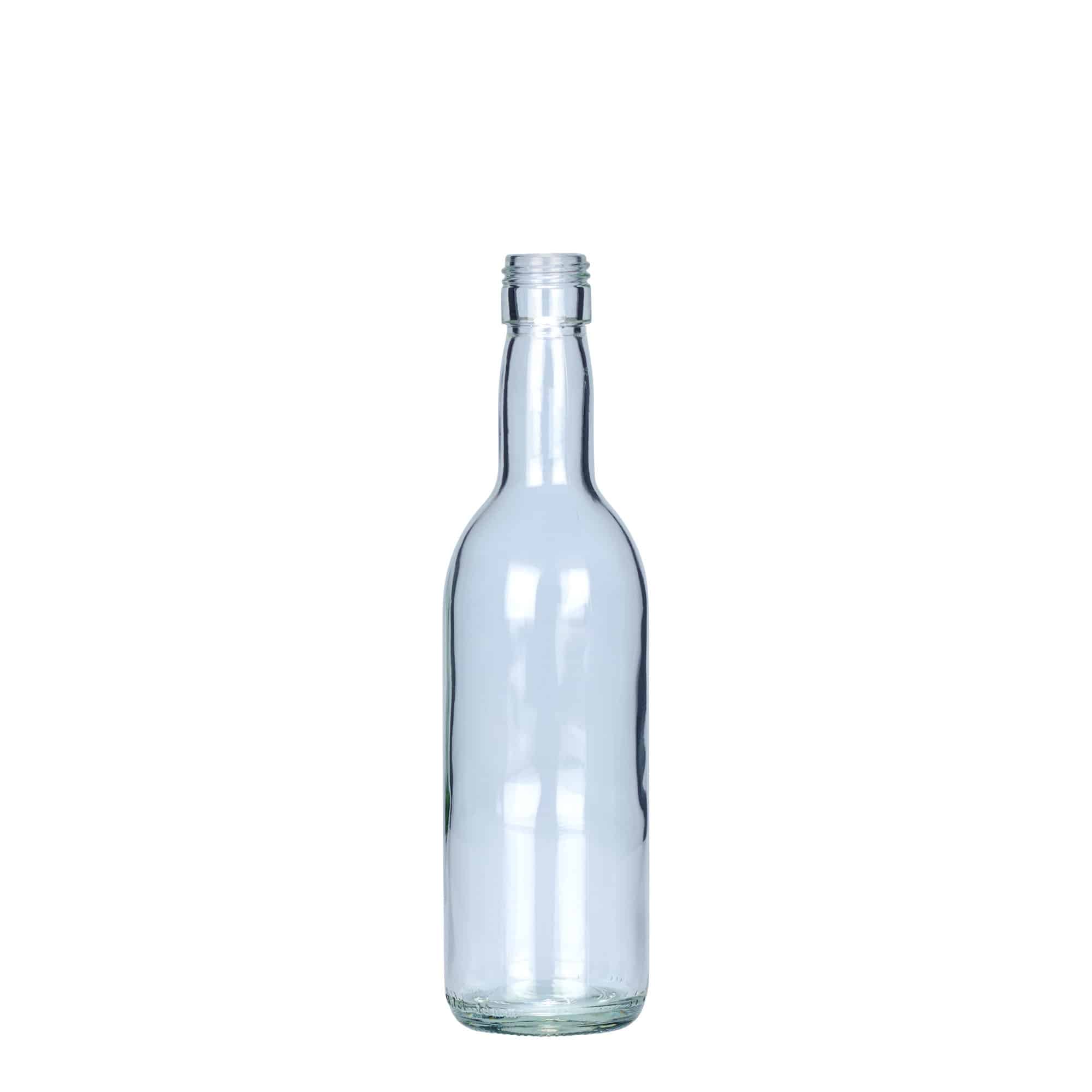 Sticlă de 187 ml din sticlă „Bordeaux Airline”, gura: PP 22