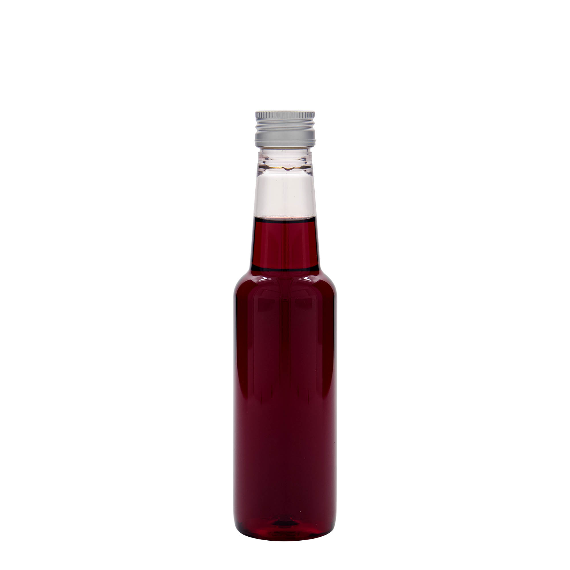 Sticlă PET de 250 ml „Vin”, plastic, gura: PP 28