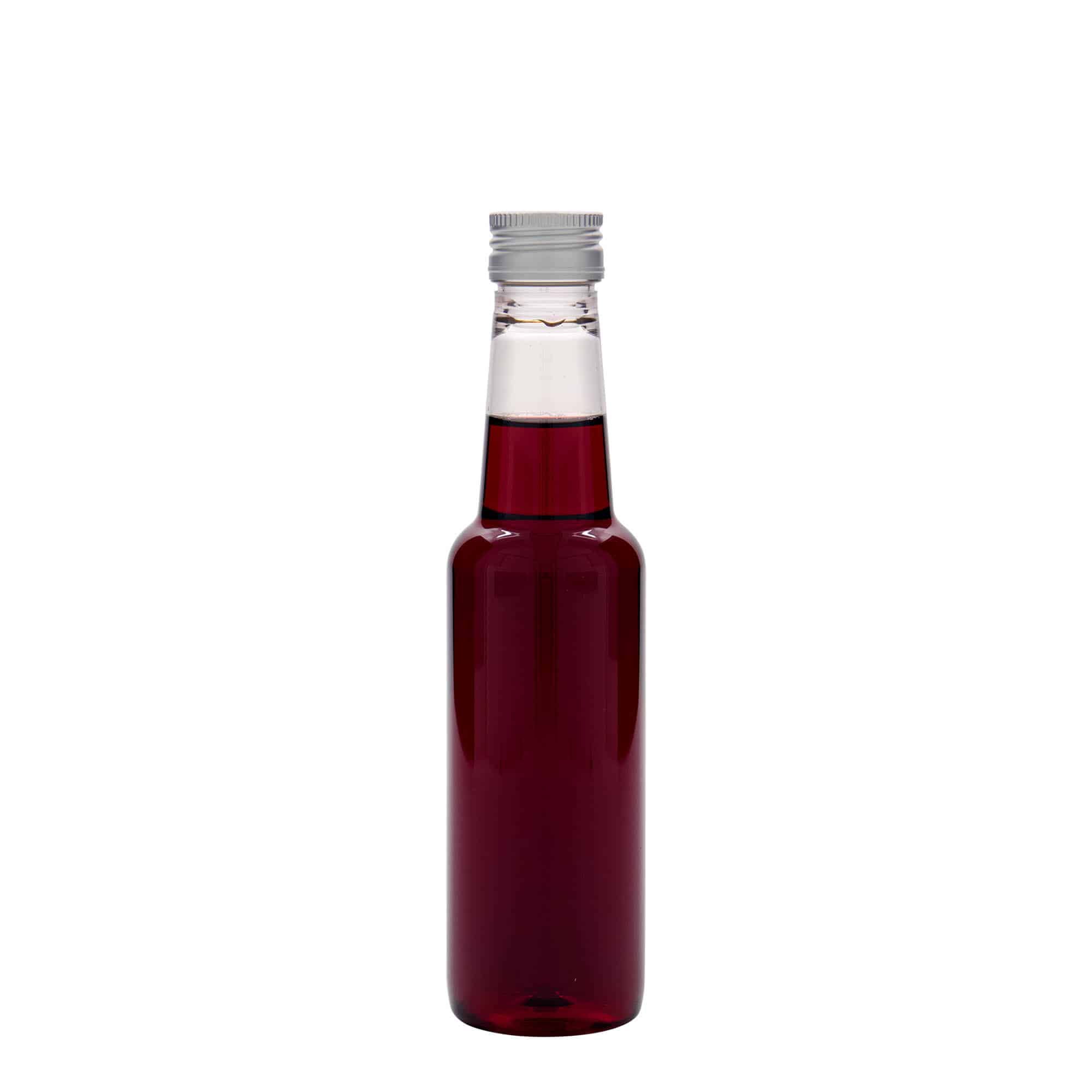 Sticlă PET de 250 ml „Vin”, plastic, gura: PP 28