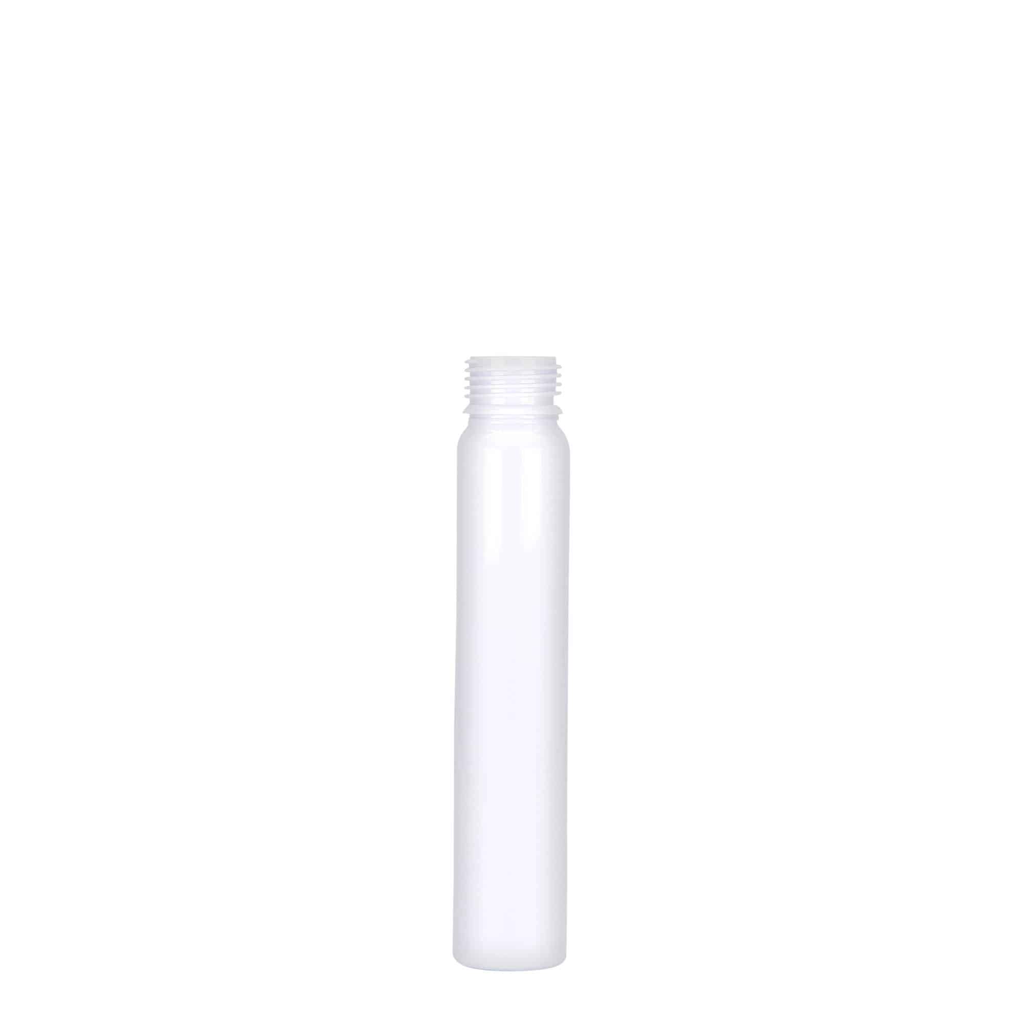 25 ml tuburi PET, plastic, alb, gura: capac cu filet
